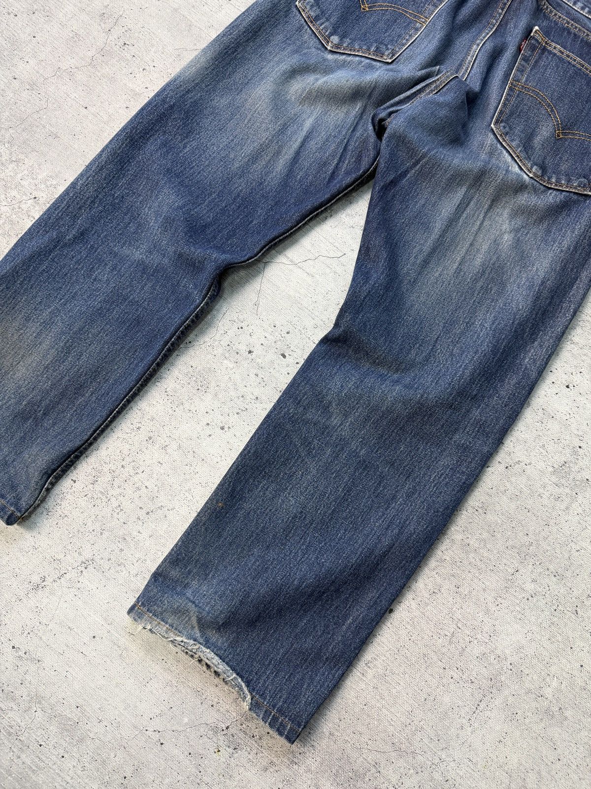 Levi's Vintage Levi's Jeans 505 Faded Blue Straight Leg Denim 36x32 Size US 36 / EU 52 - 3 Thumbnail