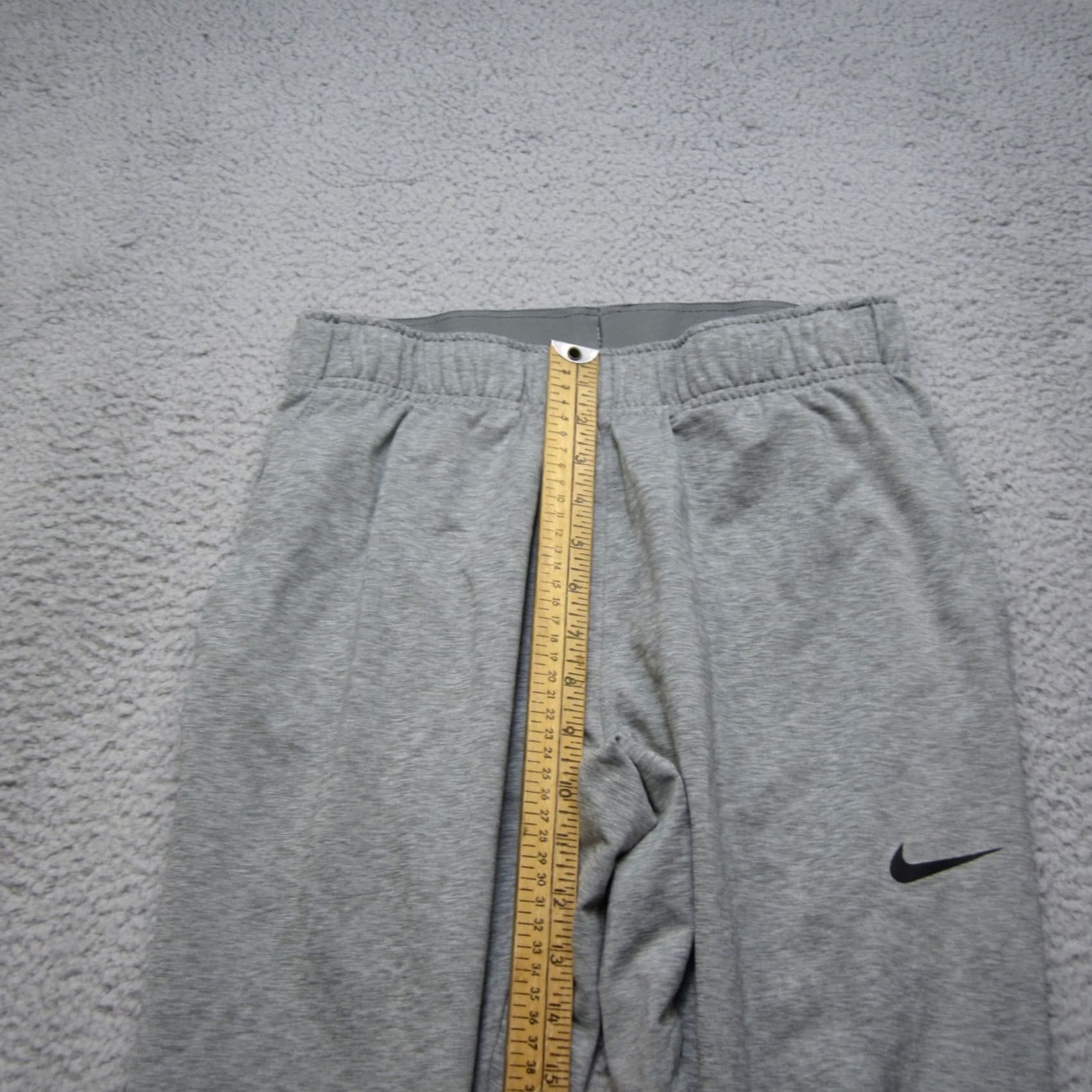Nike Nike Yoga Jogger Mens S Gray Performance Sweat Thermo Lightweight Travel Size US 29 - 4 Thumbnail