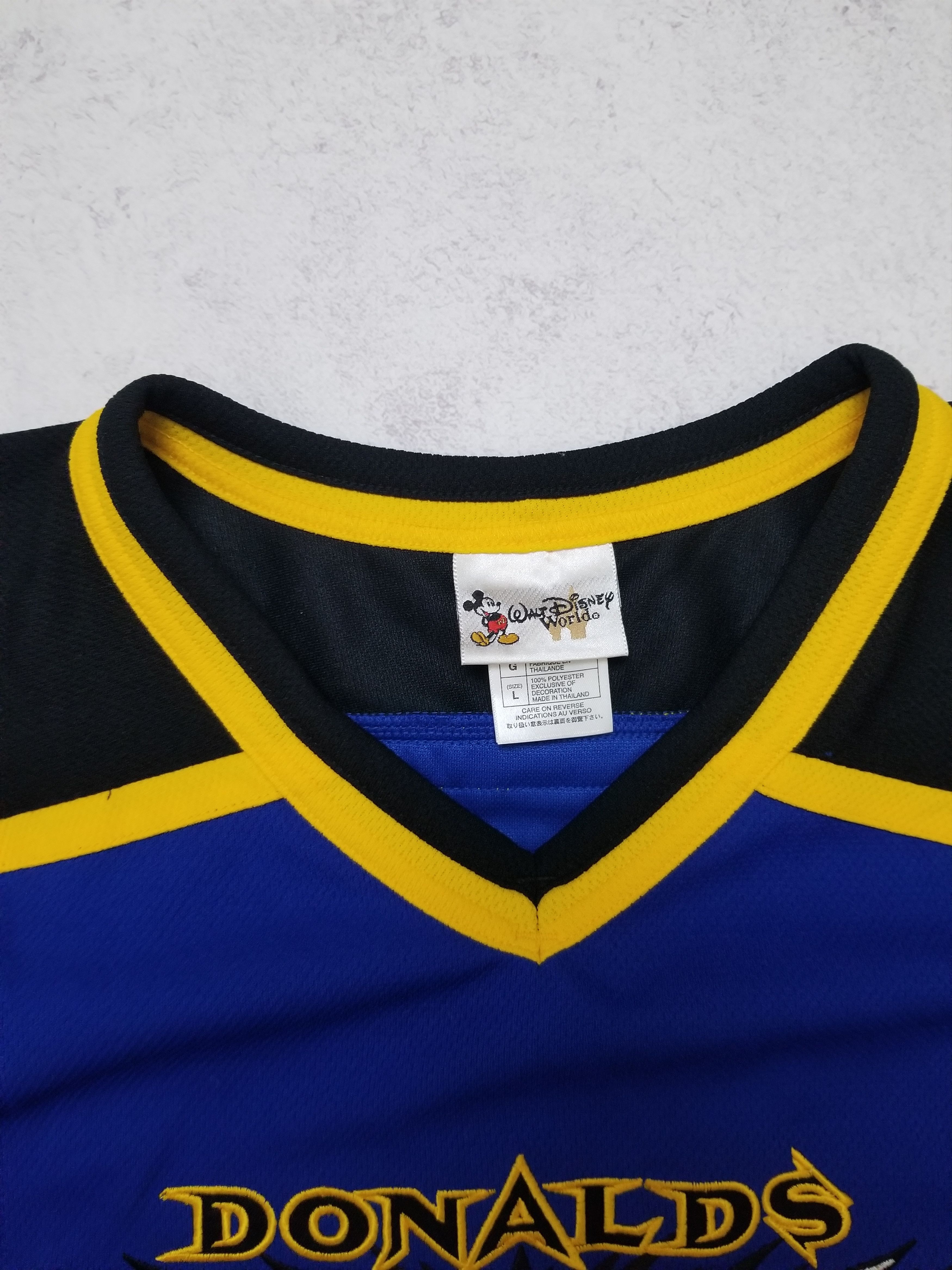 Disney Walt Disney World Kids Donald's Destroyers Hockey Jersey Size US L / EU 52-54 / 3 - 19 Thumbnail