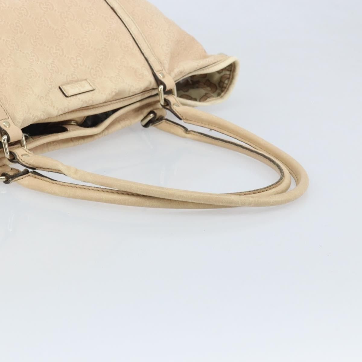 Gucci Gucci GG Canvas Guccissima Tote Bag Beige Size ONE SIZE - 11 Thumbnail
