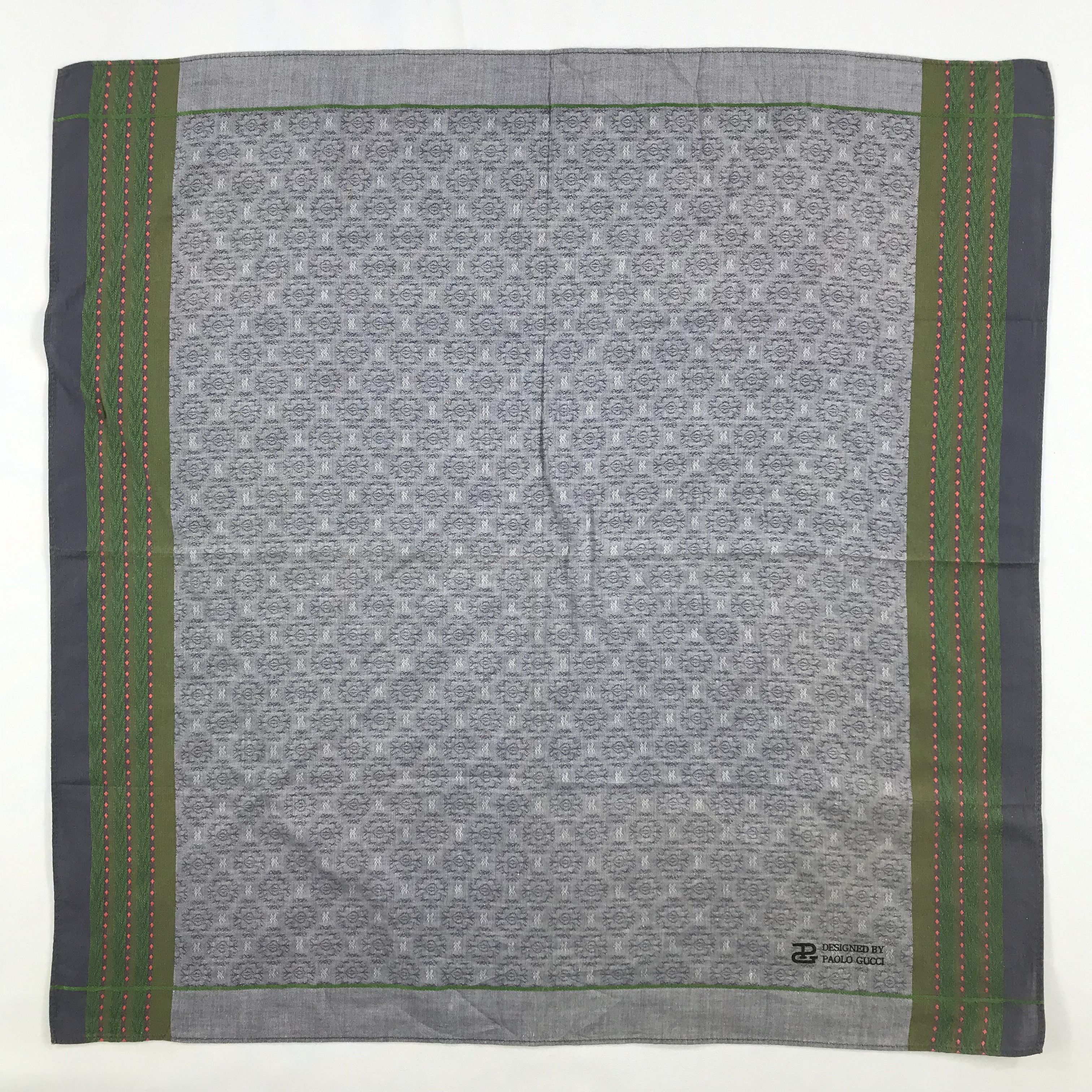 Paolo Gucci × Vintage Paolo Gucci Bandana / Handkerchief / Neckerchief - S2747A Size ONE SIZE - 1 Thumbnail