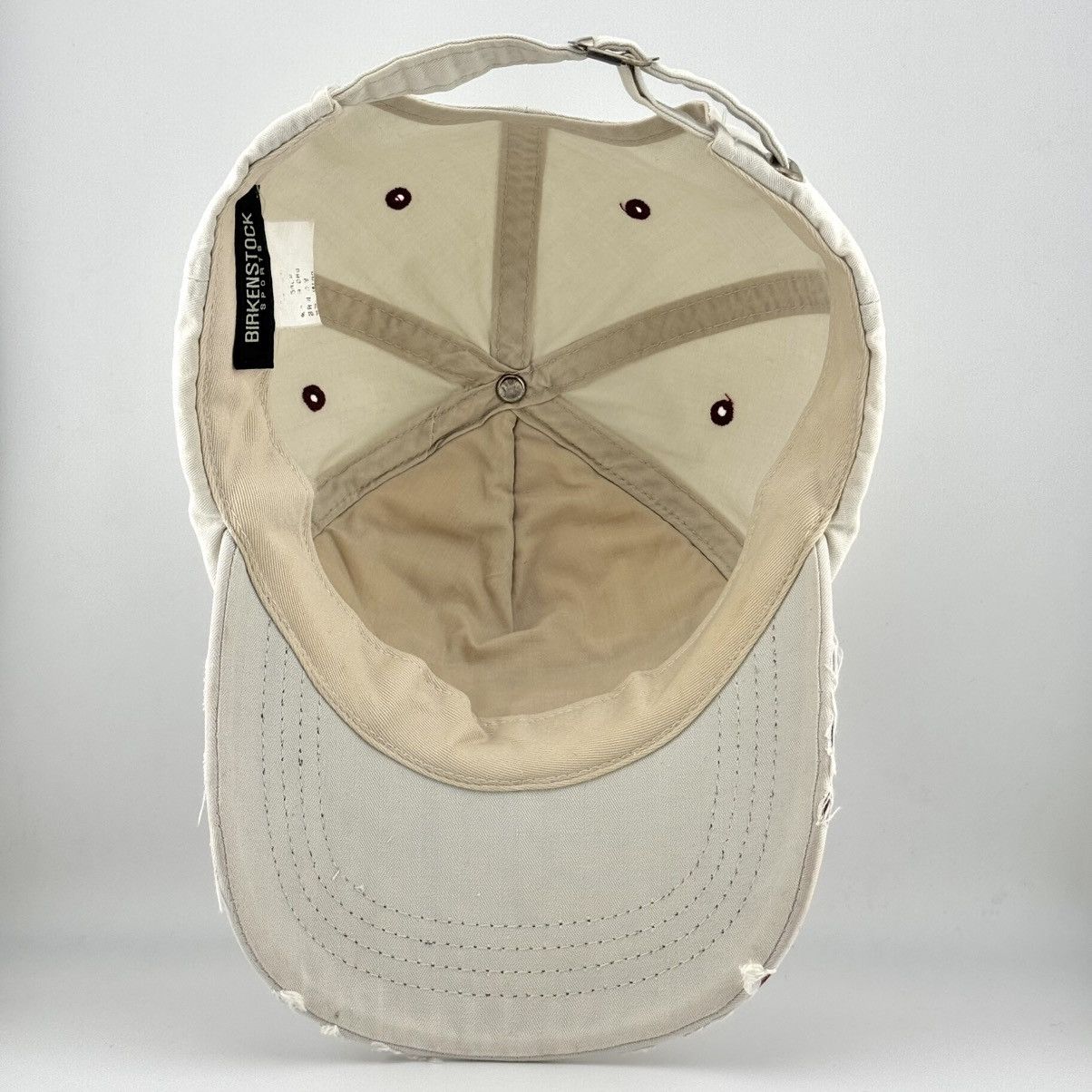 Birkenstock Vintage Birkenstock Distressed Baseball Cap Y2K Retro Design Size ONE SIZE - 7 Thumbnail