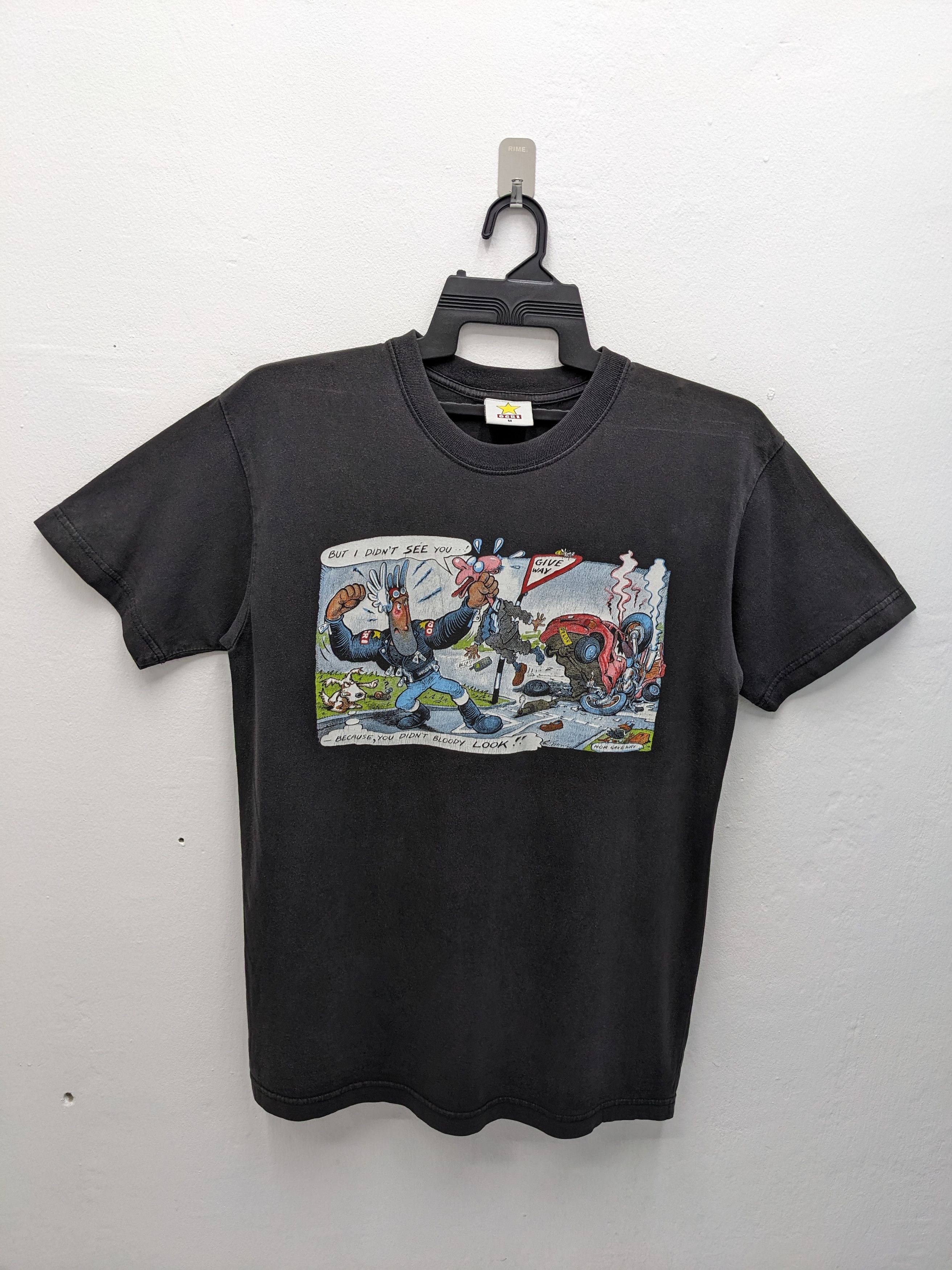 DC Comics Vintage Ogri Motorcycle Comic Nuts To Build Tshirt Size US M / EU 48-50 / 2 - 2 Thumbnail
