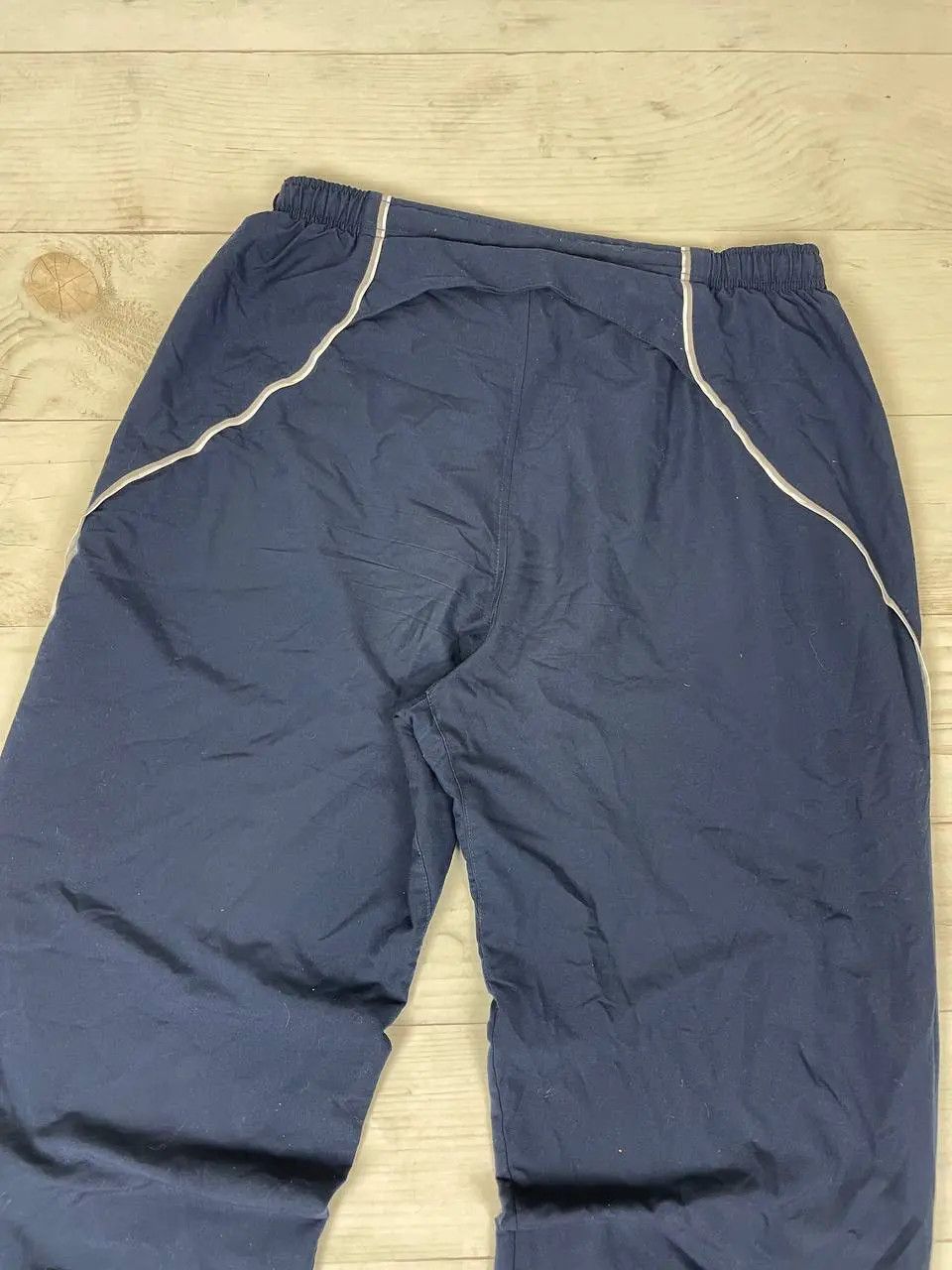 Nike Vintage Nike Track Pants 00s Striped Nylon Swoosh Y2K Baggy Size US 34 / EU 50 - 11 Thumbnail
