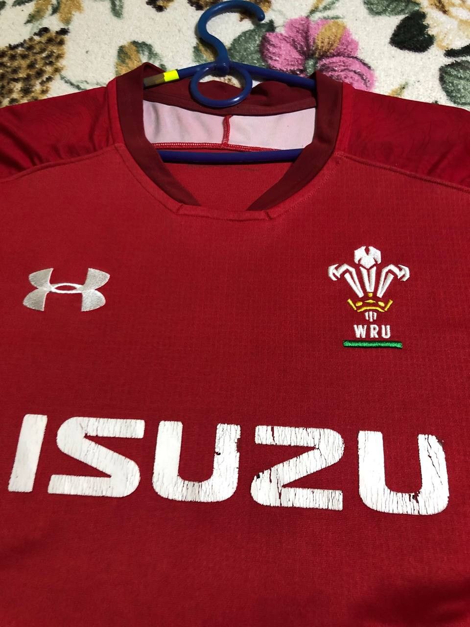 Under Armour Wales Rugby Home Shirt Jersey Under Armour Size US L / EU 52-54 / 3 - 7 Thumbnail