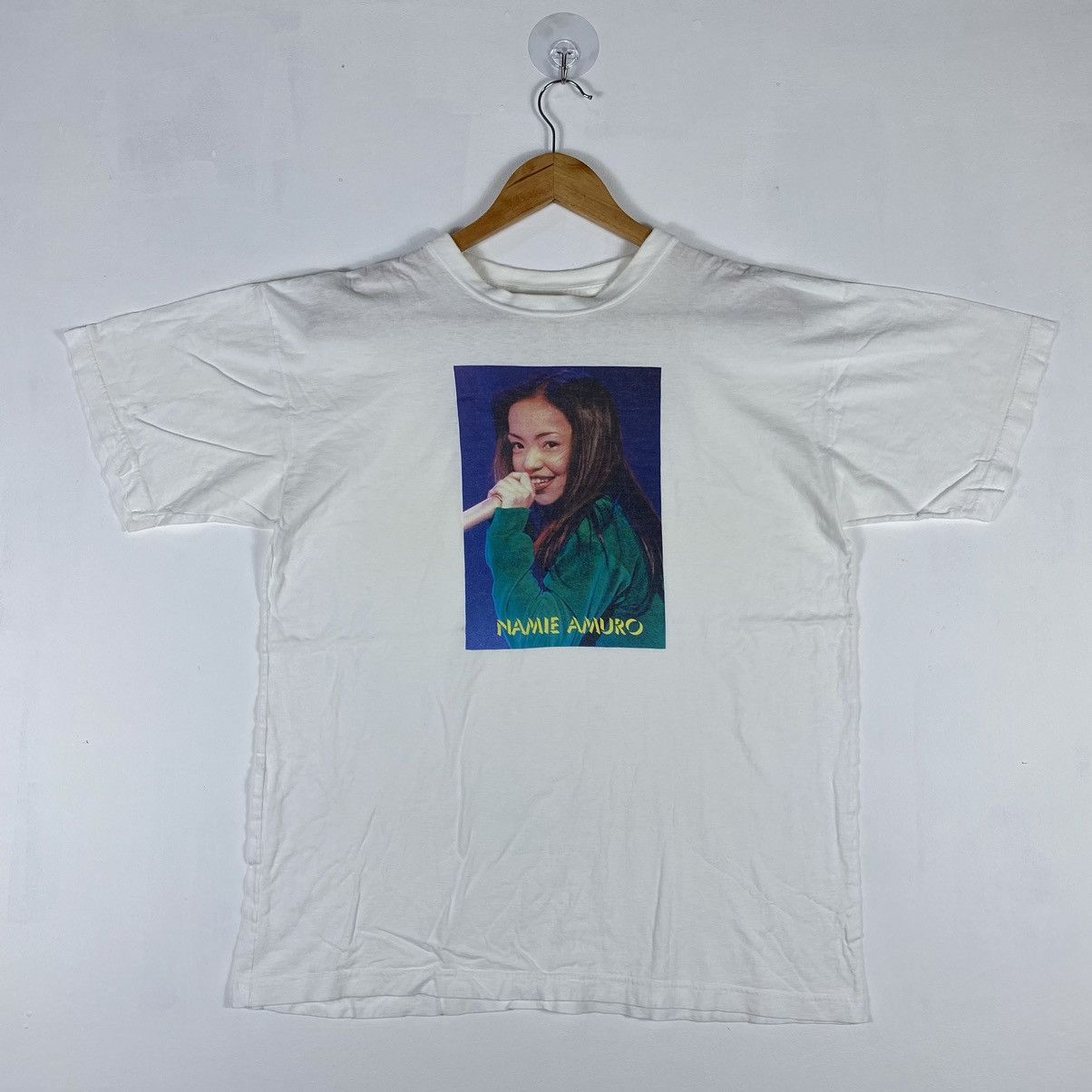 Band Tees × Vintage Vintage 90's Young NAMIE AMURO Queen Of J-Pop Photo Tee Size US L / EU 52-54 / 3 - 2 Thumbnail
