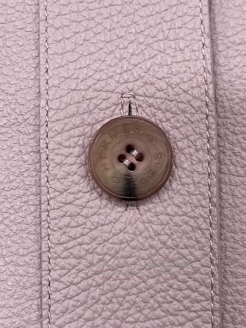 Hermes Hermes Pink Purple Deerskin Jacket Size XXS / US 00 / IT 34 - 2 Thumbnail