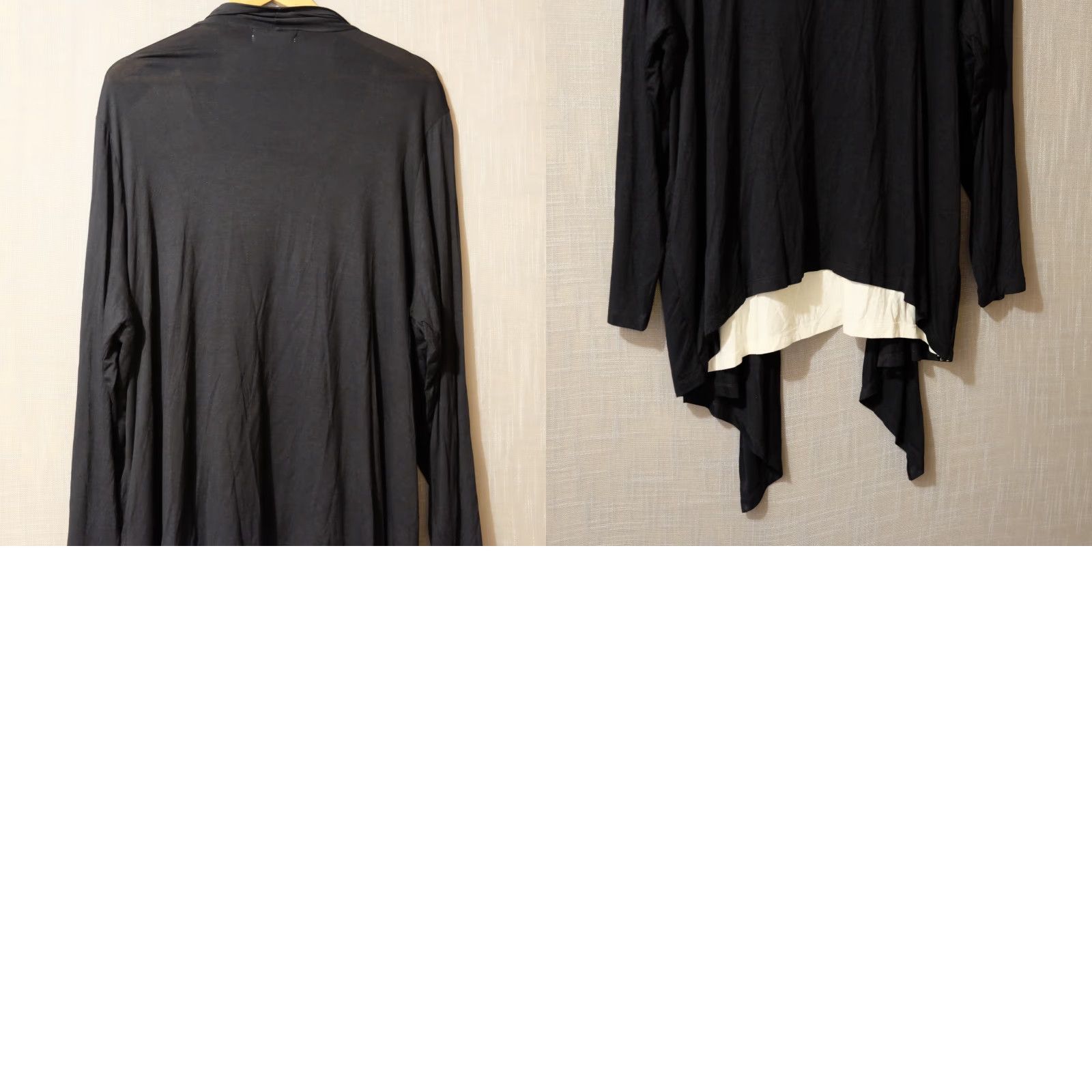 Vintage VINTAGE Design History Cardigan Tunic Built in Tank Black/Cream Womens 3X Size XXL / US 16-18 / IT 52-54 - 8 Thumbnail