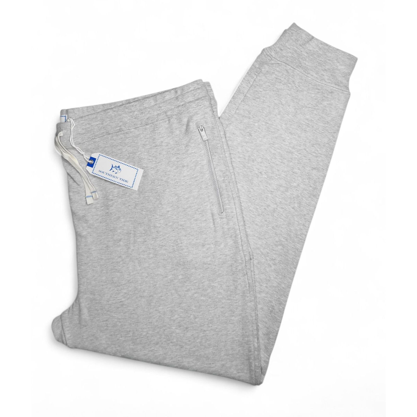Southern Tide NWT Southern Tide Backrush Heather Joggers Pants Marshmallow Size US 40 / EU 56 - 2 Thumbnail