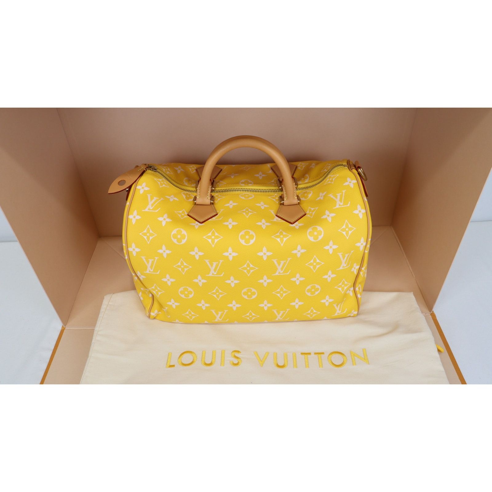 Louis Vuitton o1rshd1 Size: 40 / Speedy 40 P9 Bandoulière Bag in Yellow Size ONE SIZE - 9 Thumbnail