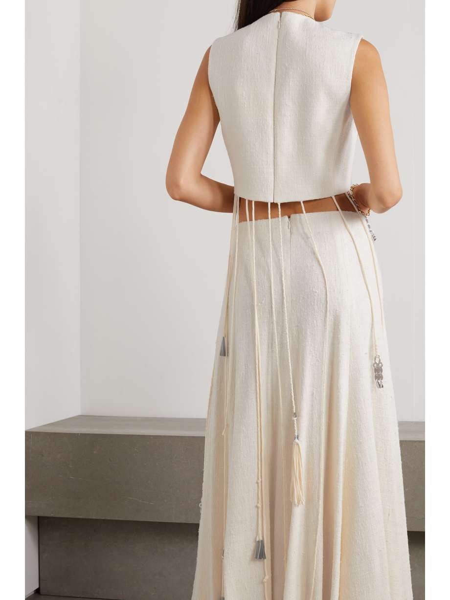 Chloe o1y0825 Silk Blouse in Ivory Size XS / US 0-2 / IT 36-38 - 3 Thumbnail