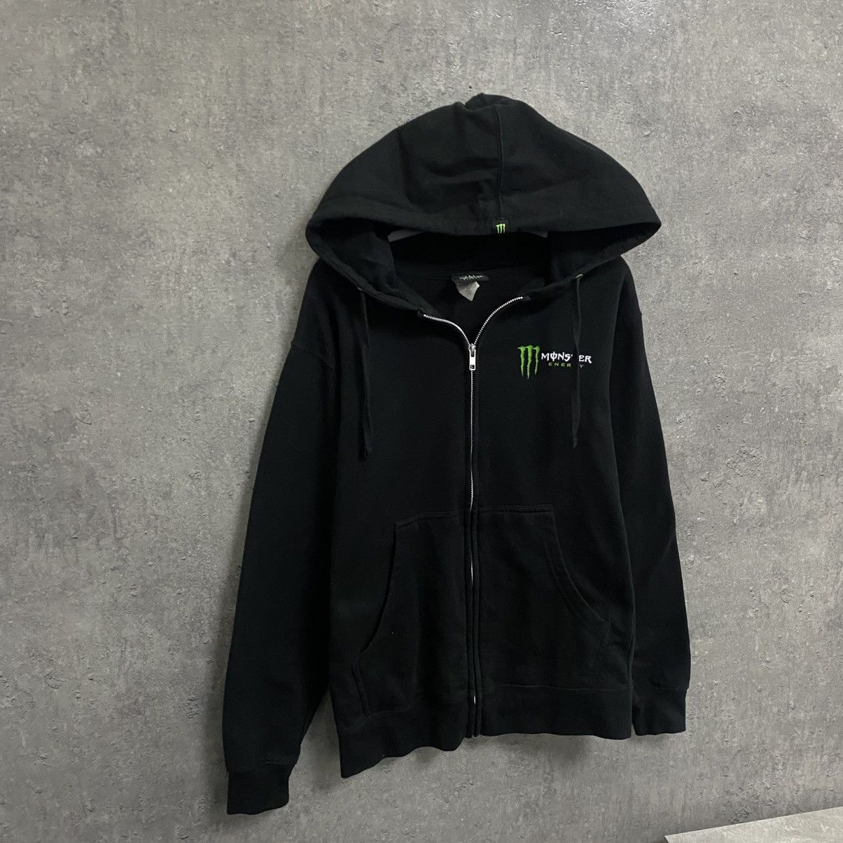 Vintage Vintage Y2K Monster Energy Zip Hoodie Racing Big Logo Size US M / EU 48-50 / 2 - 4 Thumbnail