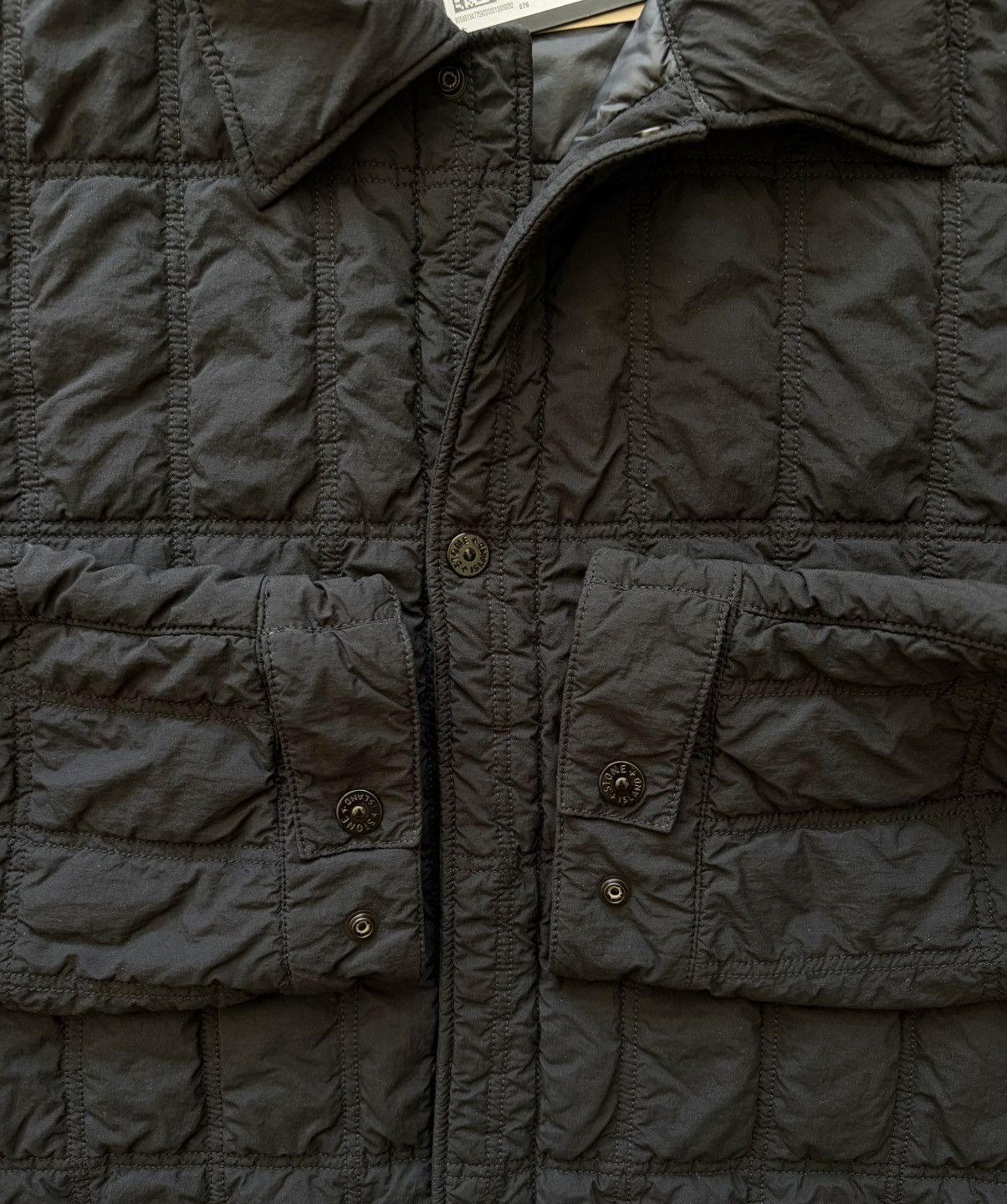 Stone Island Stone Island Black Nylon Smerigliato Jacket - Large Size US L / EU 52-54 / 3 - 5 Thumbnail