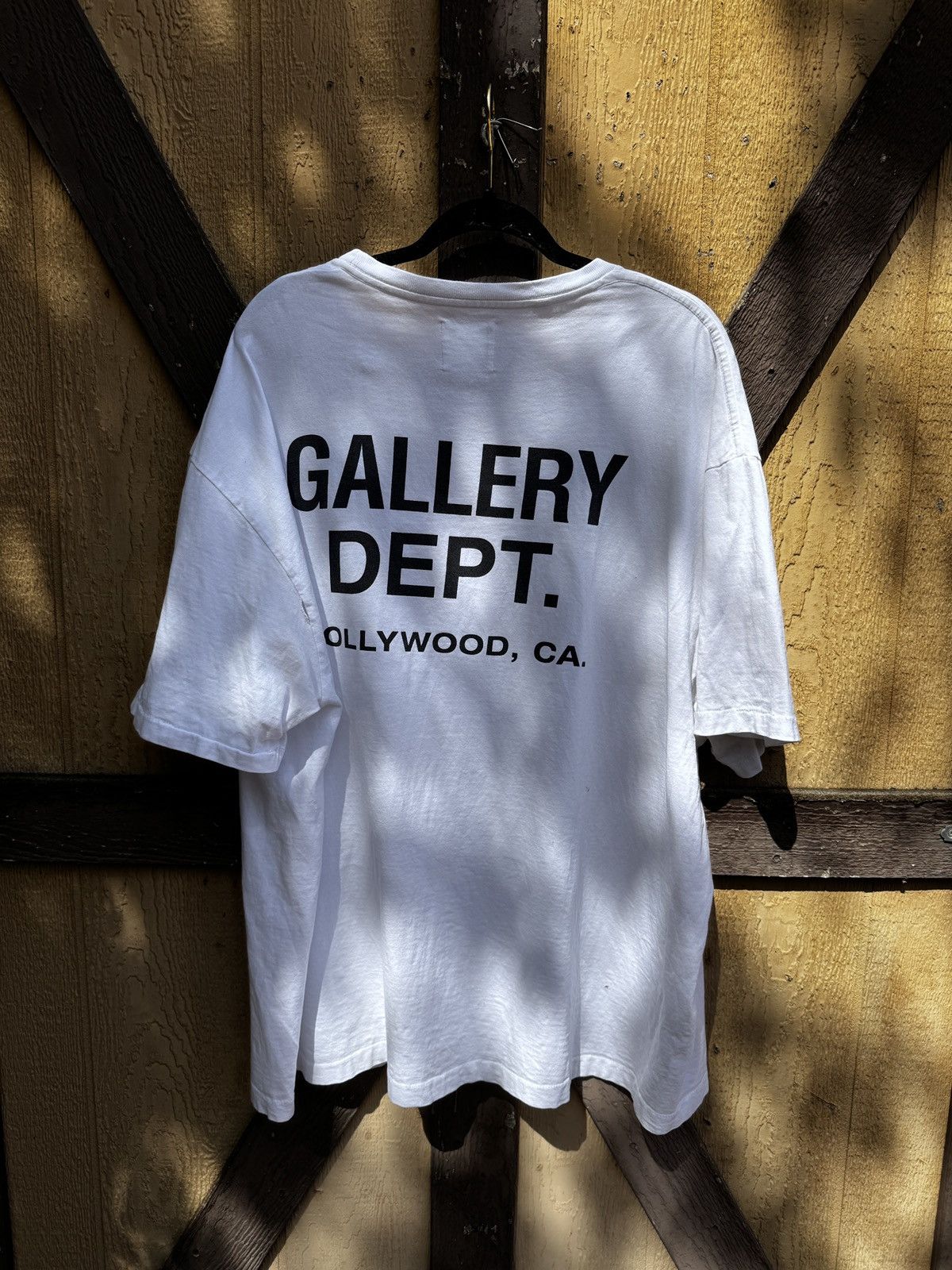 Gallery Dept半袖tシャツライトブルーteeロゴHollywood（楽天