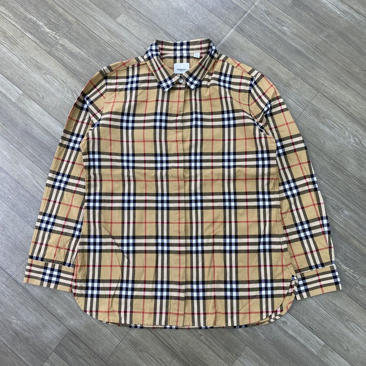 Burberry Burberry London Nova Check Plaid Button Up Shirt Luxury Size US S / EU 44-46 / 1 - 1 Thumbnail