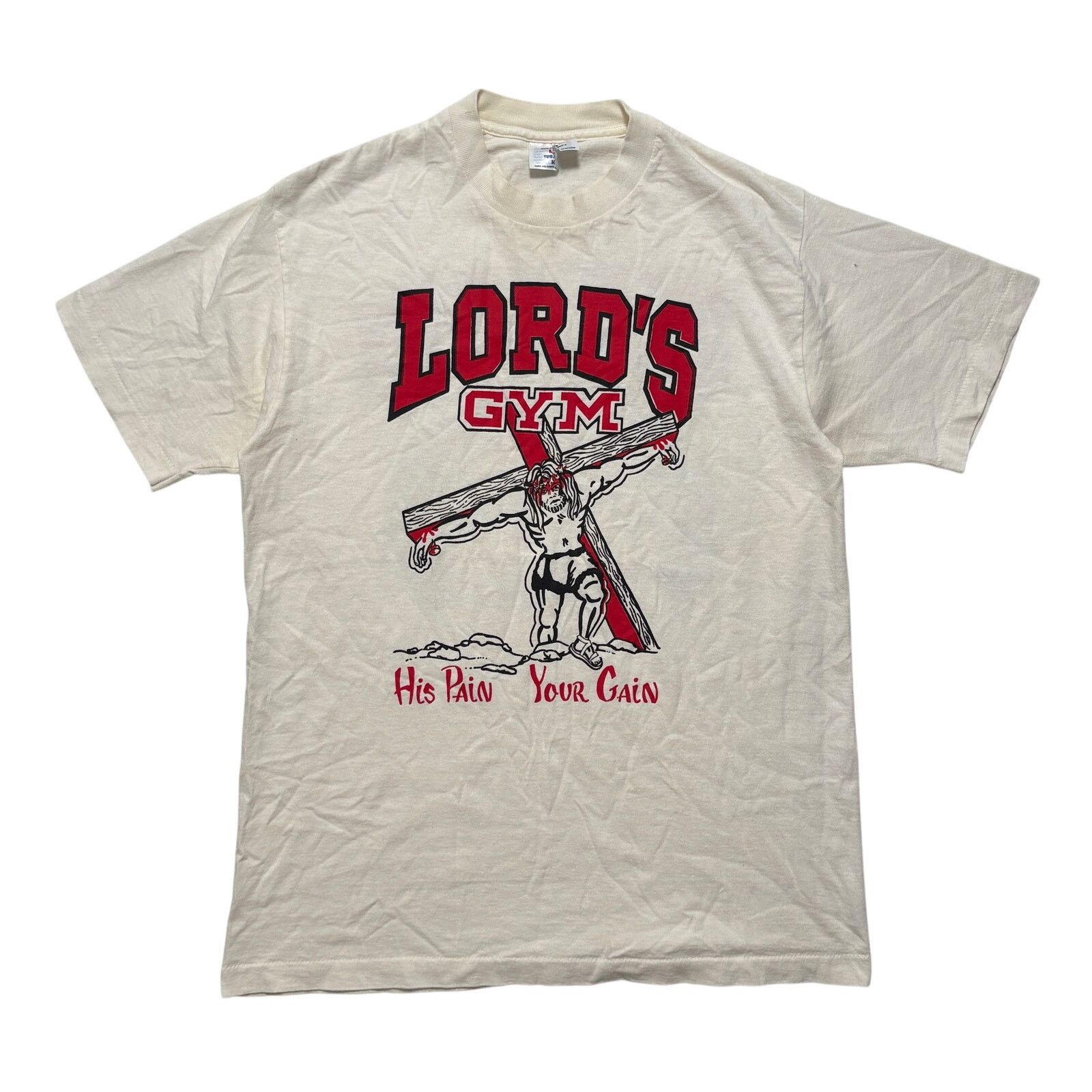 Other VTG 90s Lords Gym White T-Shirt M Size US M / EU 48-50 / 2 - 1 Thumbnail