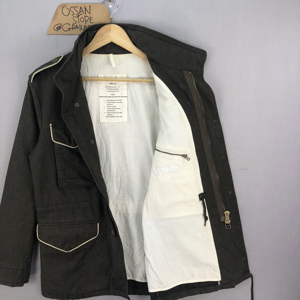 Japanese Brand XX Inc Noncombat Type-X10 Army Military Jacket Size US S / EU 44-46 / 1 - 4 Thumbnail