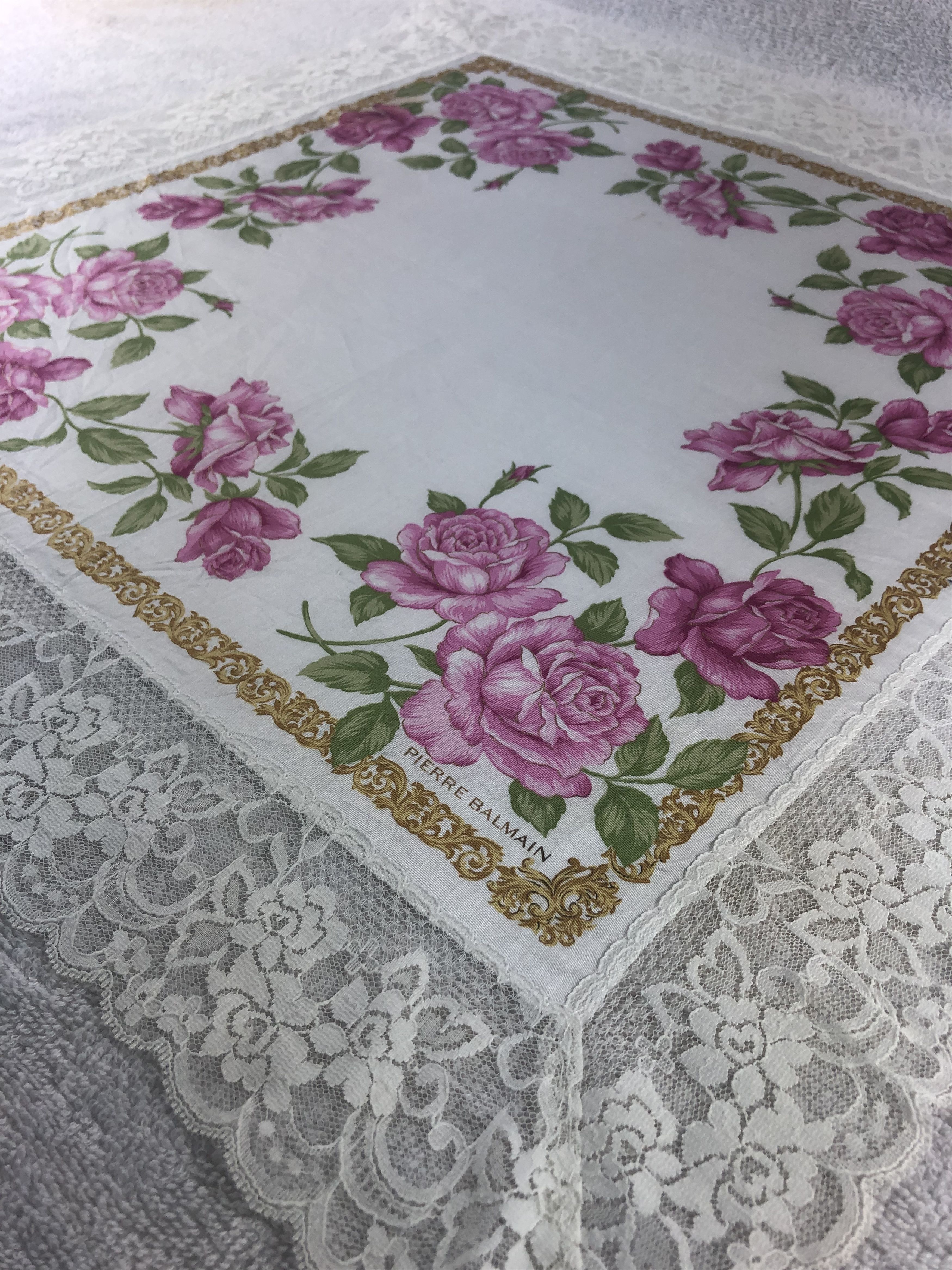 Pierre Balmain × Vintage Pierre Balmain Handkerchief / Bandana / Neckerchief Size ONE SIZE - 2 Thumbnail