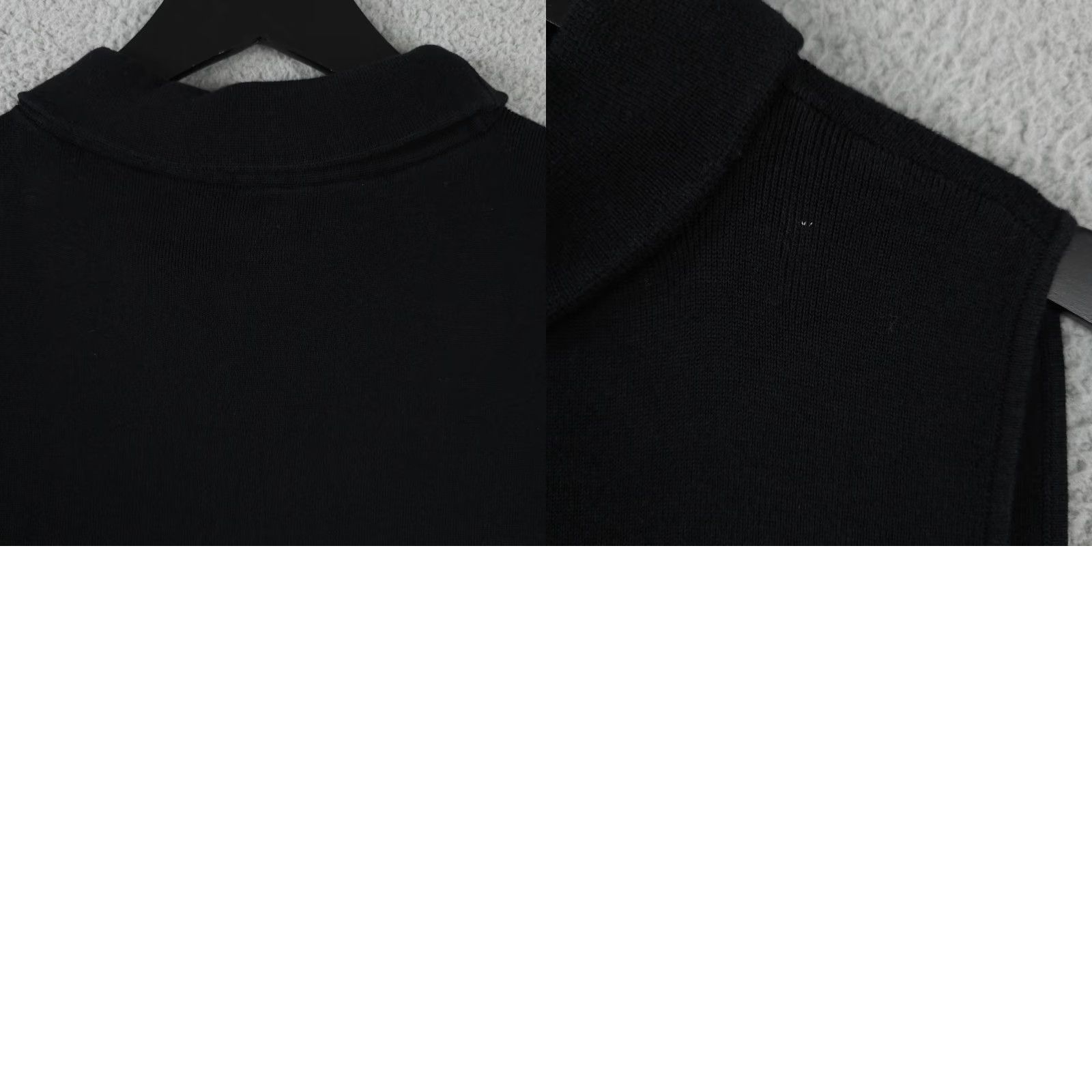 Talbots Talbots Sweater Womens Medium Black Sleeveless Turtleneck Ribbed Knit Pullover Size M / US 6-8 / IT 42-44 - 8 Thumbnail