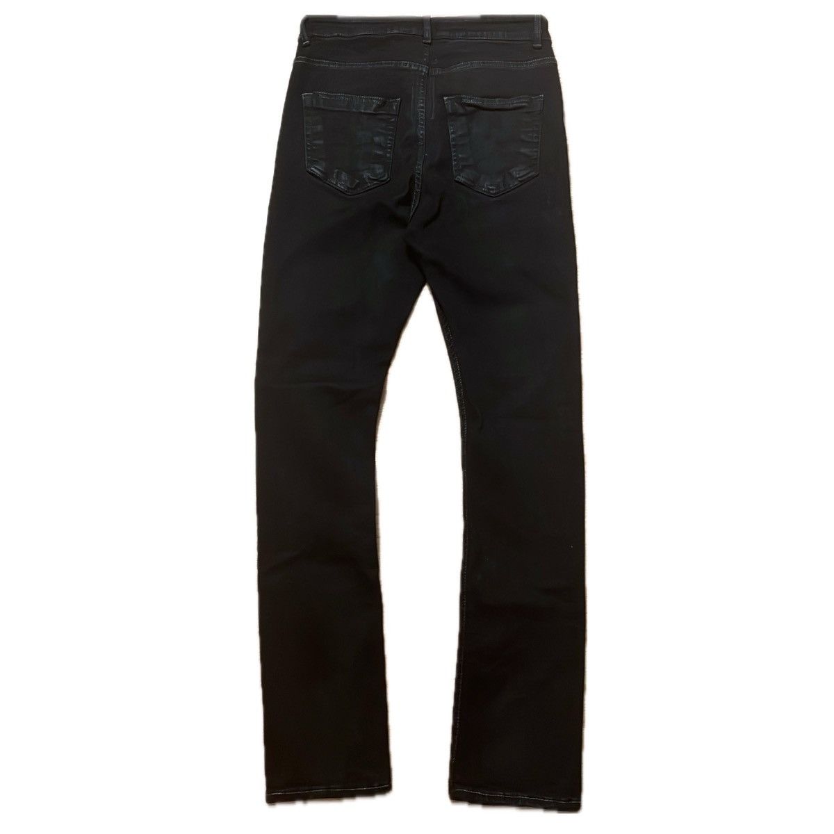 Rick Owens × Rick Owens Drkshdw Rick Owens Waxed Detroits SBB Size US 29 - 2 Thumbnail
