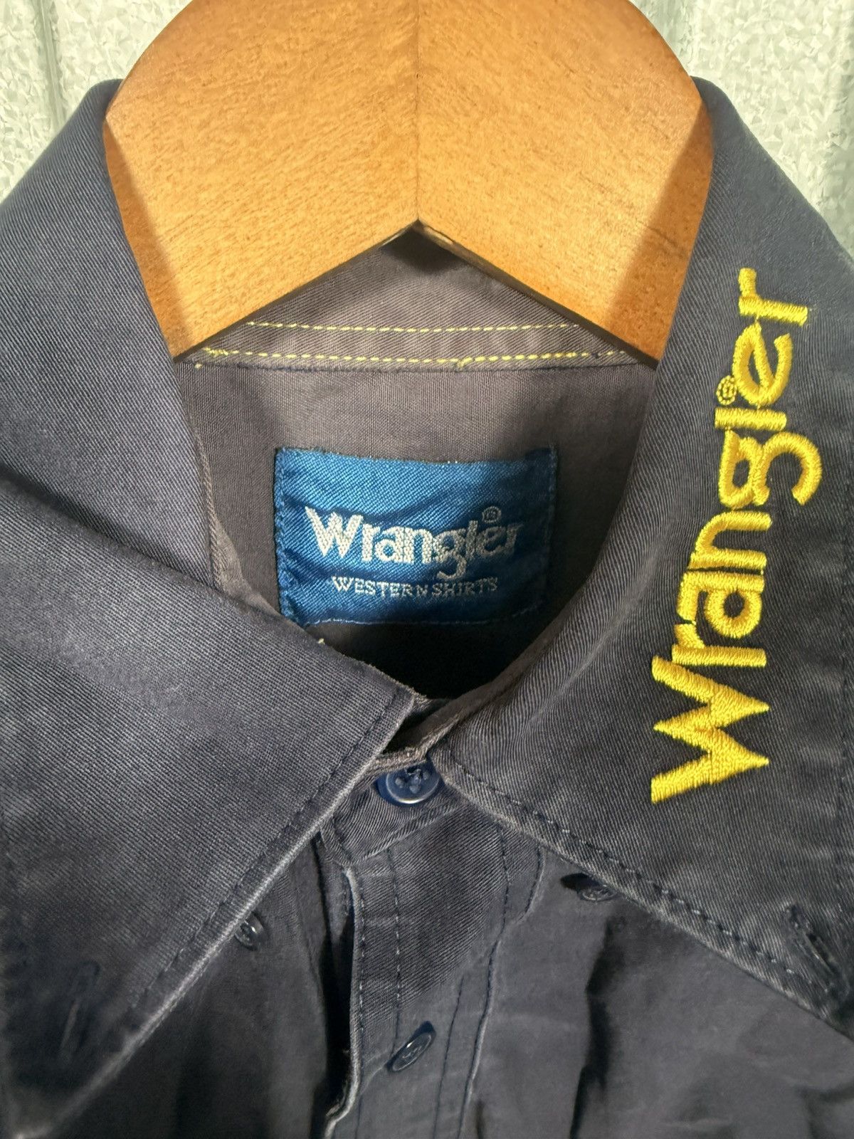 Wrangler Vintage Wrangler Western Branded Cowboy Button Up Longsleeve Size US M / EU 48-50 / 2 - 8 Thumbnail