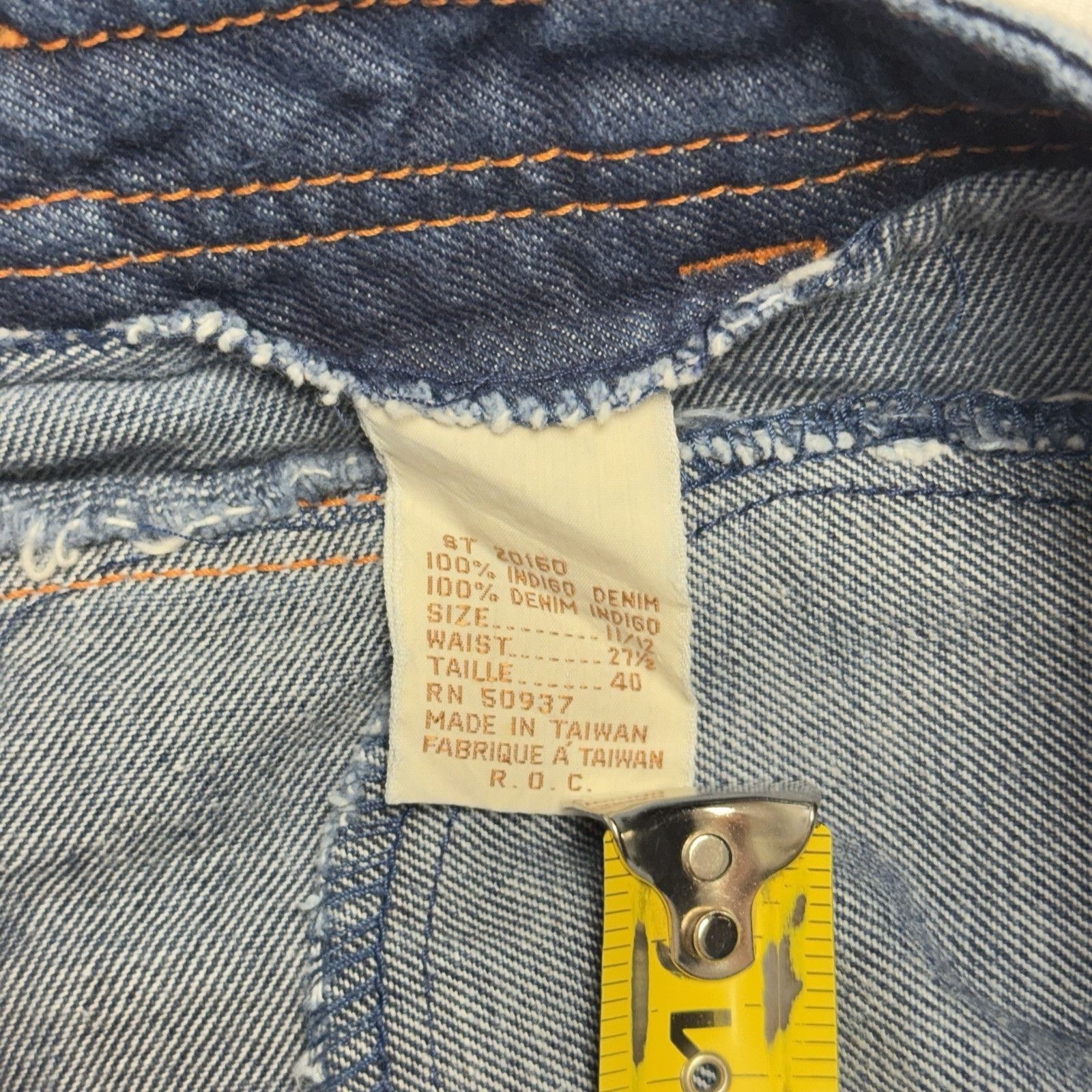 Vintage Vintage N'est Ce Pas Jeans Womens SIze 11/12 Blue Cropped In Size 34" / US 12 / IT 48 - 7 Thumbnail