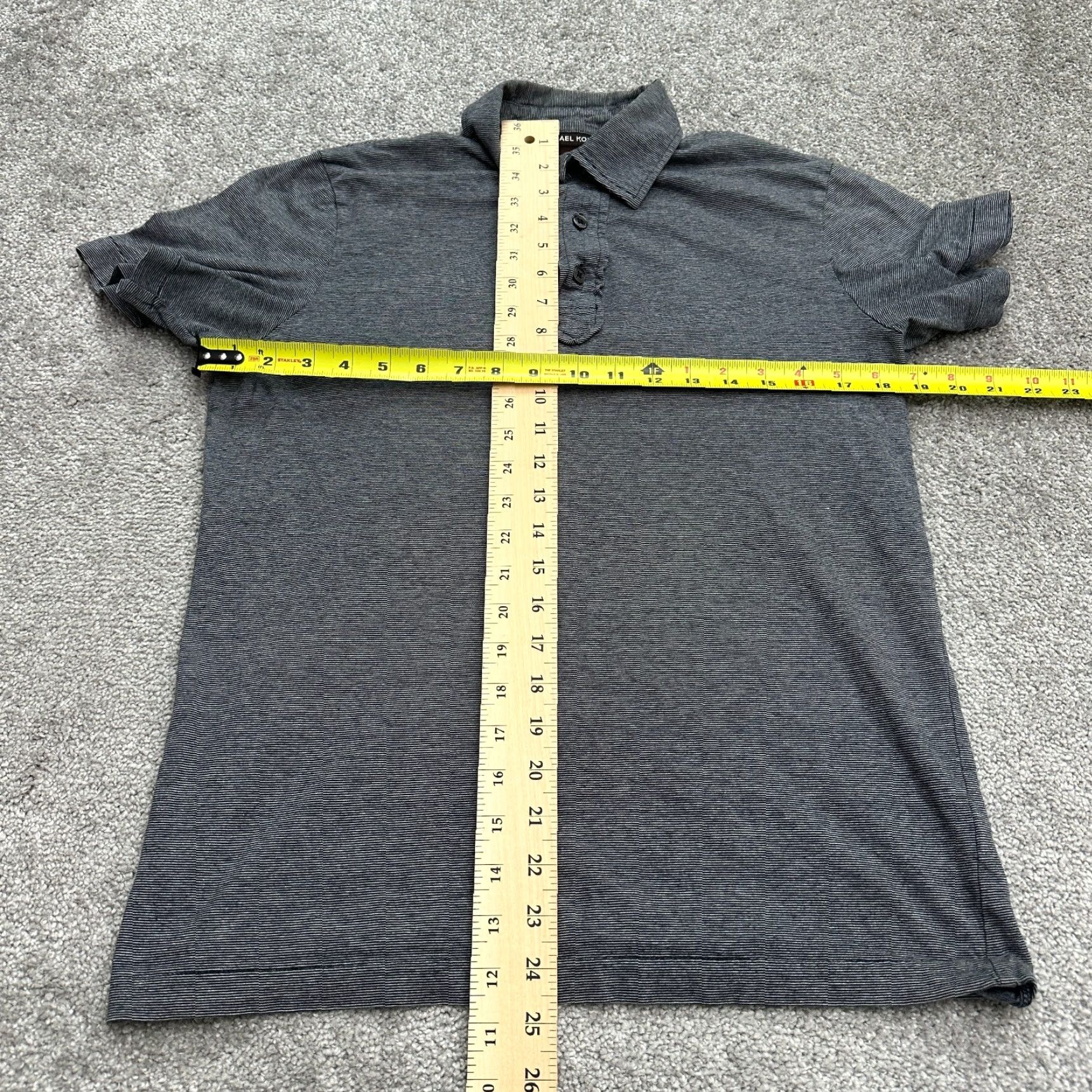 Michael Kors Michael Kors Shirt Mens Small Gray Short Sleeve Cotton Outdoor Casual Polo Size US S / EU 44-46 / 1 - 7 Thumbnail