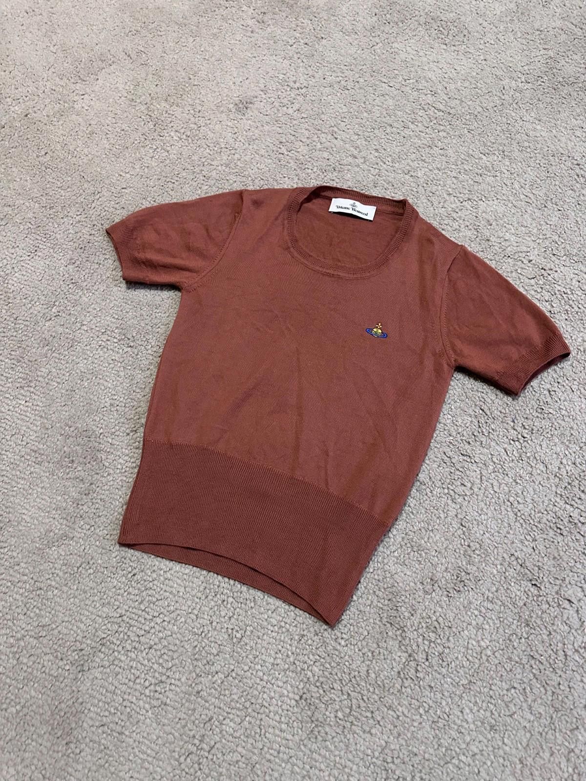 Vivienne Westwood VIVIENNE WESTWOOD Ormbreeding Short-Sleeved Knitwear Sz M Size M / US 6-8 / IT 42-44 - 2 Thumbnail