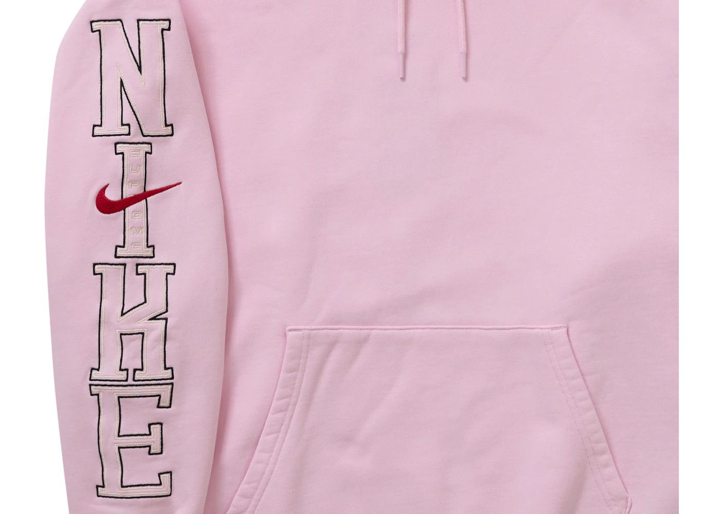 Supreme Nike Hooded Sweatshirt LightPink