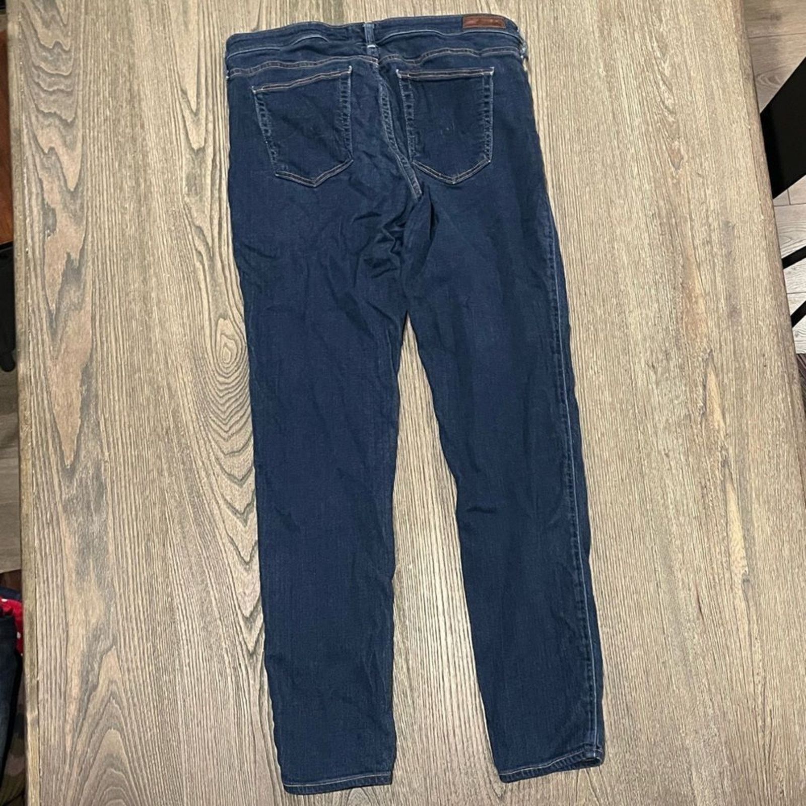 Vintage Adriana Goldsmith Womens Skinny Jeans Stretch Denim Size 32R Size 32" / US 10 / IT 46 - 5 Thumbnail