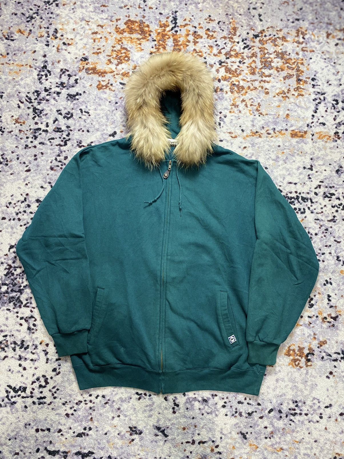 If Six Was Nine × Japanese Brand × Le Grande Bleu (L.G.B.) Discus Athletic Fur ifsixlgb style Zip up Hoodie Size US XL / EU 56 / 4 - 1 Thumbnail
