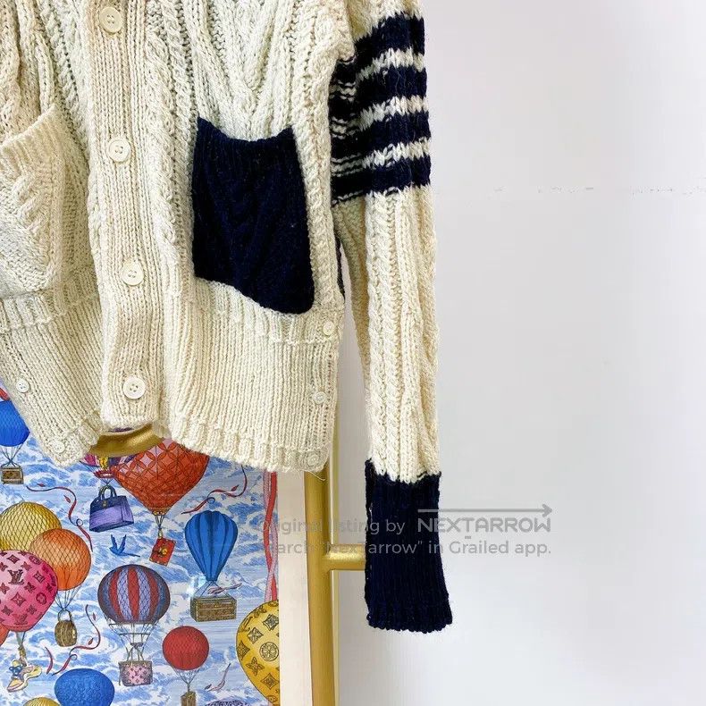 Thom Browne Thom Browne Padded knit cardigan Size US M / EU 48-50 / 2 - 4 Thumbnail