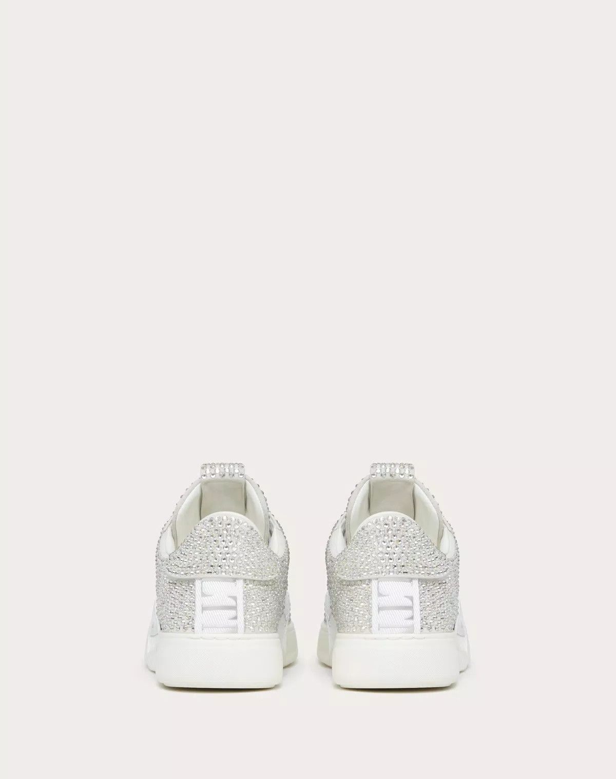 Valentino oc11z0725 Low Top Calfskin Vl7n Sneaker in White/Silver Size US 9 / EU 42 - 3 Thumbnail
