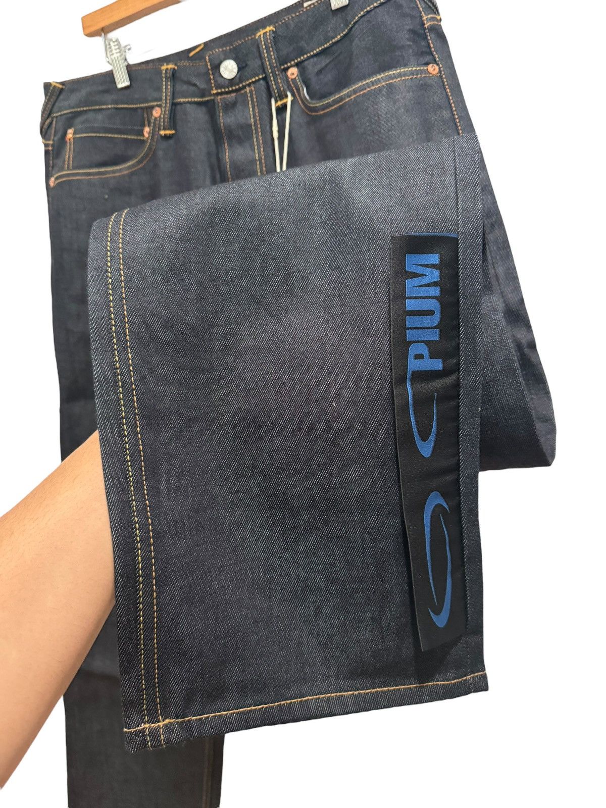 Evisu × Playboi Carti Evisu x Opium Complexcon Exclusive Jeans Selvedge Size US 33 - 2 Thumbnail