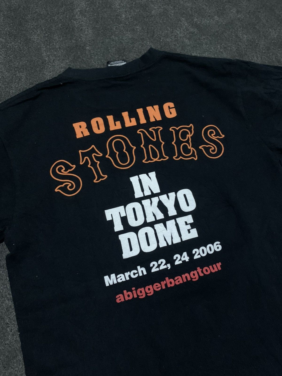 Band Tees THE ROLLING STONES "Baseball Tongue" Tokyo Dome Tour T-Shirt Size US L / EU 52-54 / 3 - 7 Thumbnail