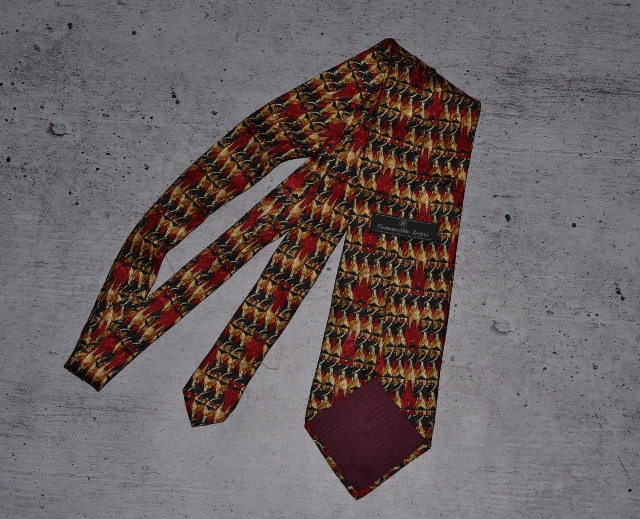 Ermenegildo Zegna × Vintage Vintage ermenegildo zegna Tie Silk Size ONE SIZE - 4 Thumbnail
