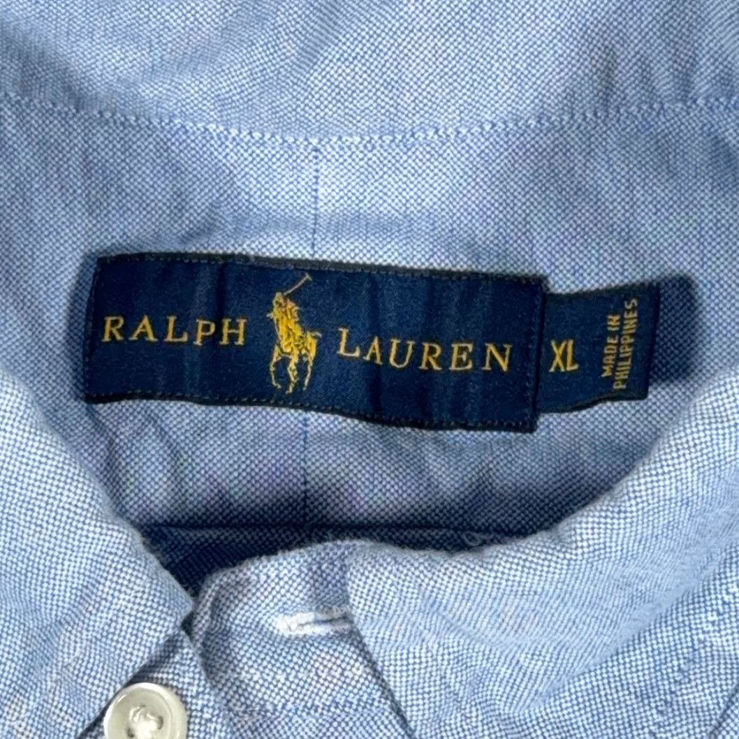 Ralph Lauren Ralph Lauren Shirt Adult XL Blue Oxford Cotton Small Pony Crest Preppy Size US XL / EU 56 / 4 - 5 Thumbnail