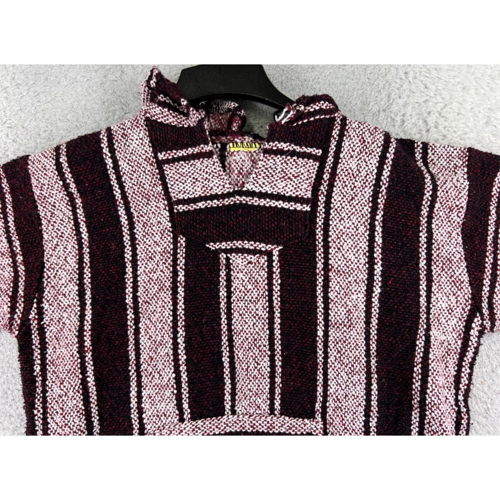 Pinko Franks Baja Hoodie Mens Adult Medium Pink Black Pocket Sweater Acrylic Drug Rug Jersey Hoodie Pullover Modern Vintage-None? Size US M / EU 48-50 / 2 - 4 Thumbnail