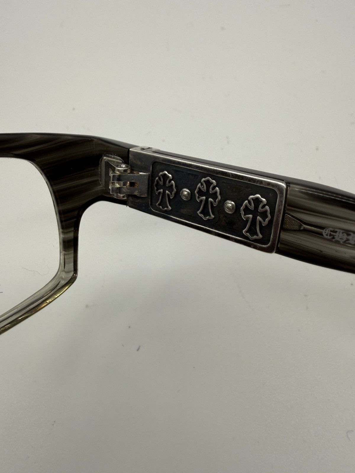 Chrome Hearts CHROME HEARTS "DISMEMBERED" BKS — .925 Cross Temple Frames Size ONE SIZE - 11 Thumbnail
