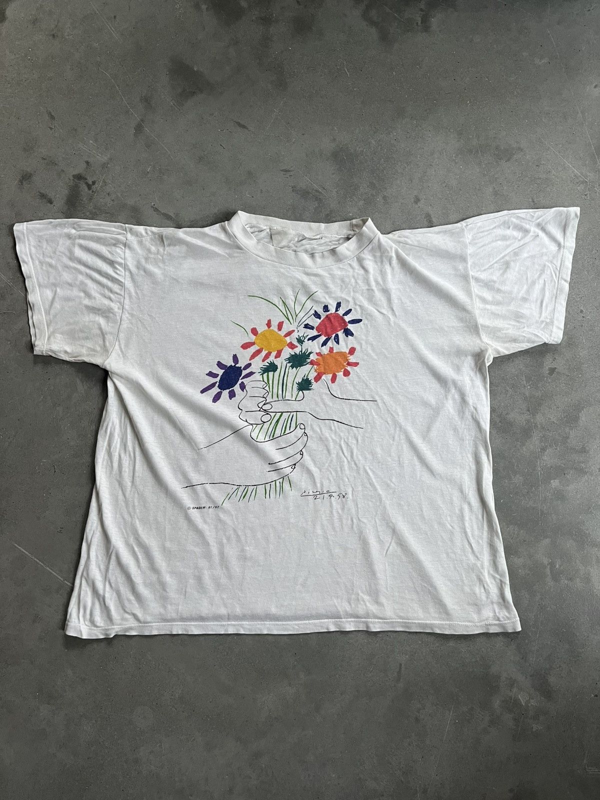 Other Picasso t-shirt 90’s Size US M / EU 48-50 / 2 - 1 Thumbnail