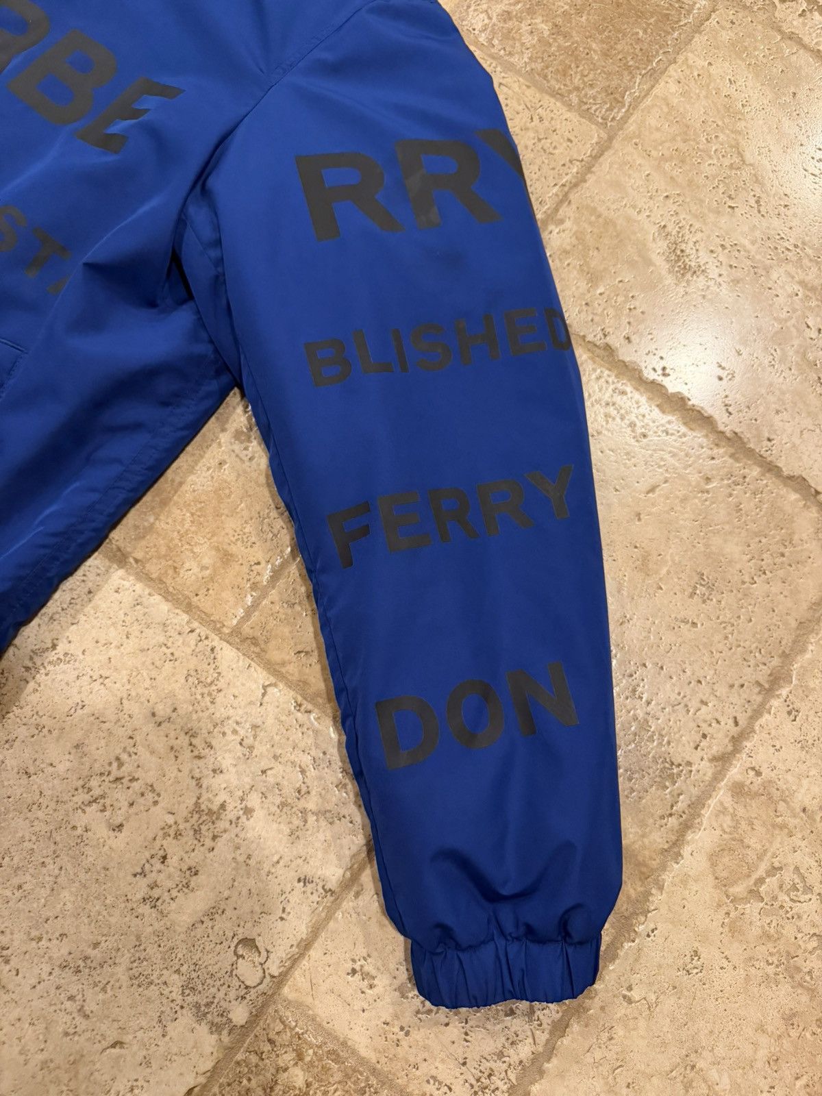 Burberry Burberry Horseferry Print Check Nylon Blue Hooded Jacket Size US XL / EU 56 / 4 - 5 Thumbnail