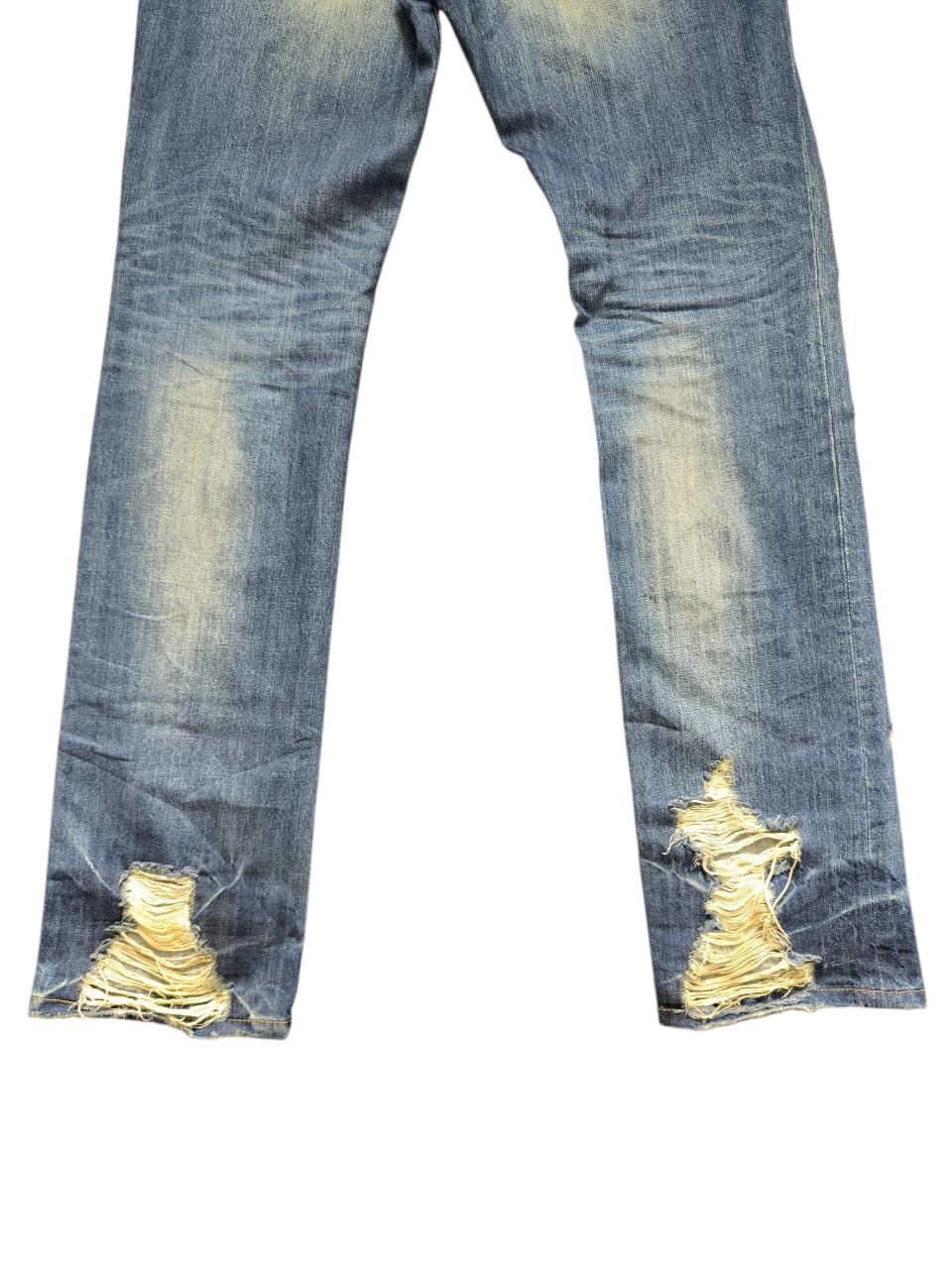 Japanese Brand PPFM Super Distressed Denim Size US 32 / EU 48 - 7 Thumbnail