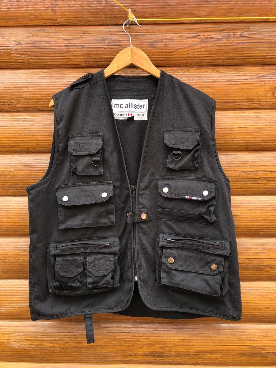 Vintage Rare Vintage Multi Pocket Vest Size 42L - 1 Thumbnail