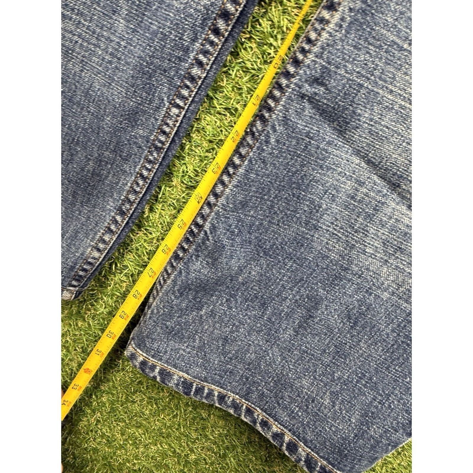 Robert Graham Robert Graham Jeans Mens 34x34 Straight Leg 5-Pocket Denim Blue Relaxed Regular Stretchless Casual Shirt? Size US 34 / EU 50 - 5 Thumbnail