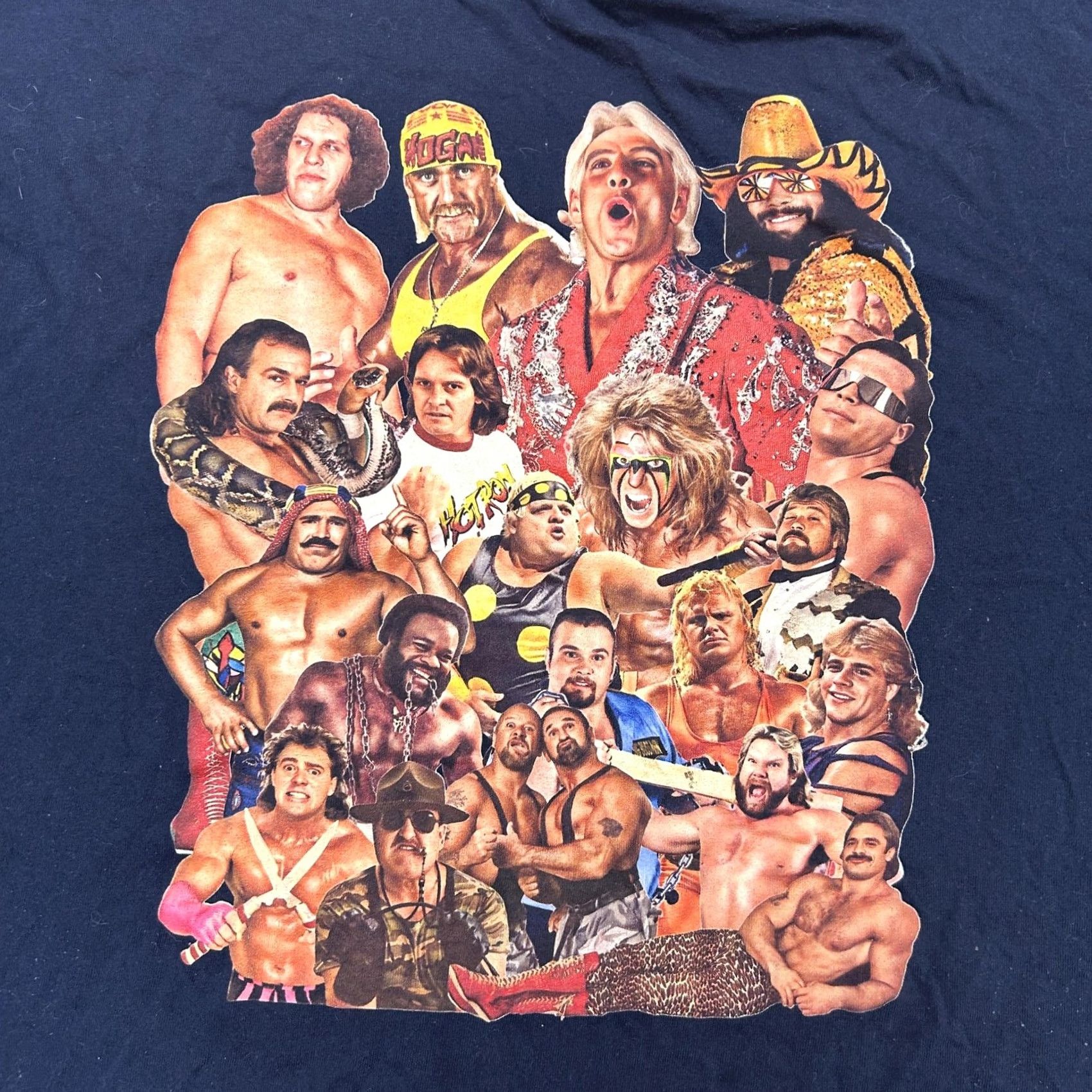 Vintage WWE Wrestling Legends Shirt Mens 2XL Blue Graphic Tee T-Shirt Wrestlers Size US XXL / EU 58 / 5 - 3 Thumbnail