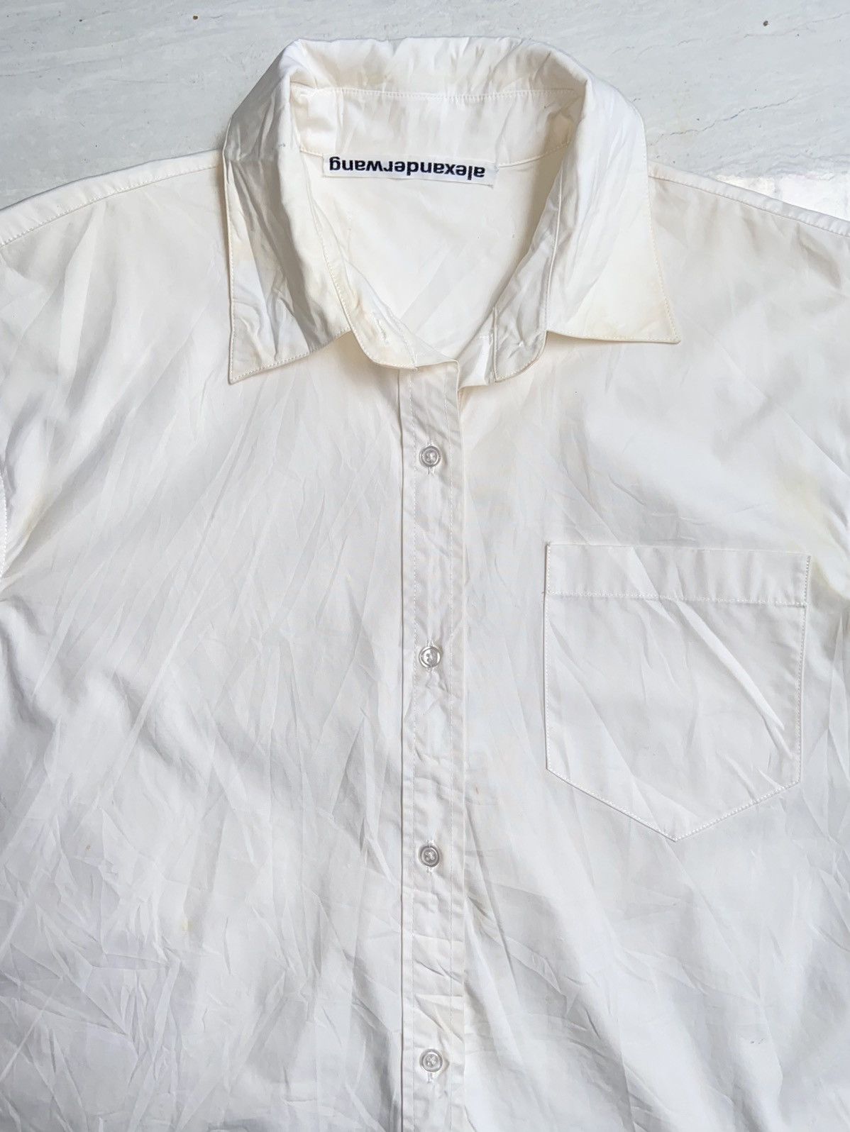 Alexander Wang ALEXANDER WANG White Shirt Size S / US 4 / IT 40 - 8 Thumbnail
