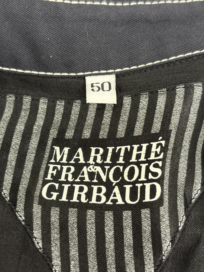Marithe + Francois Girbaud 2000s Marithé + François Girbaud Black Signature Overshirt Jacket Size US M / EU 48-50 / 2 - 9 Thumbnail