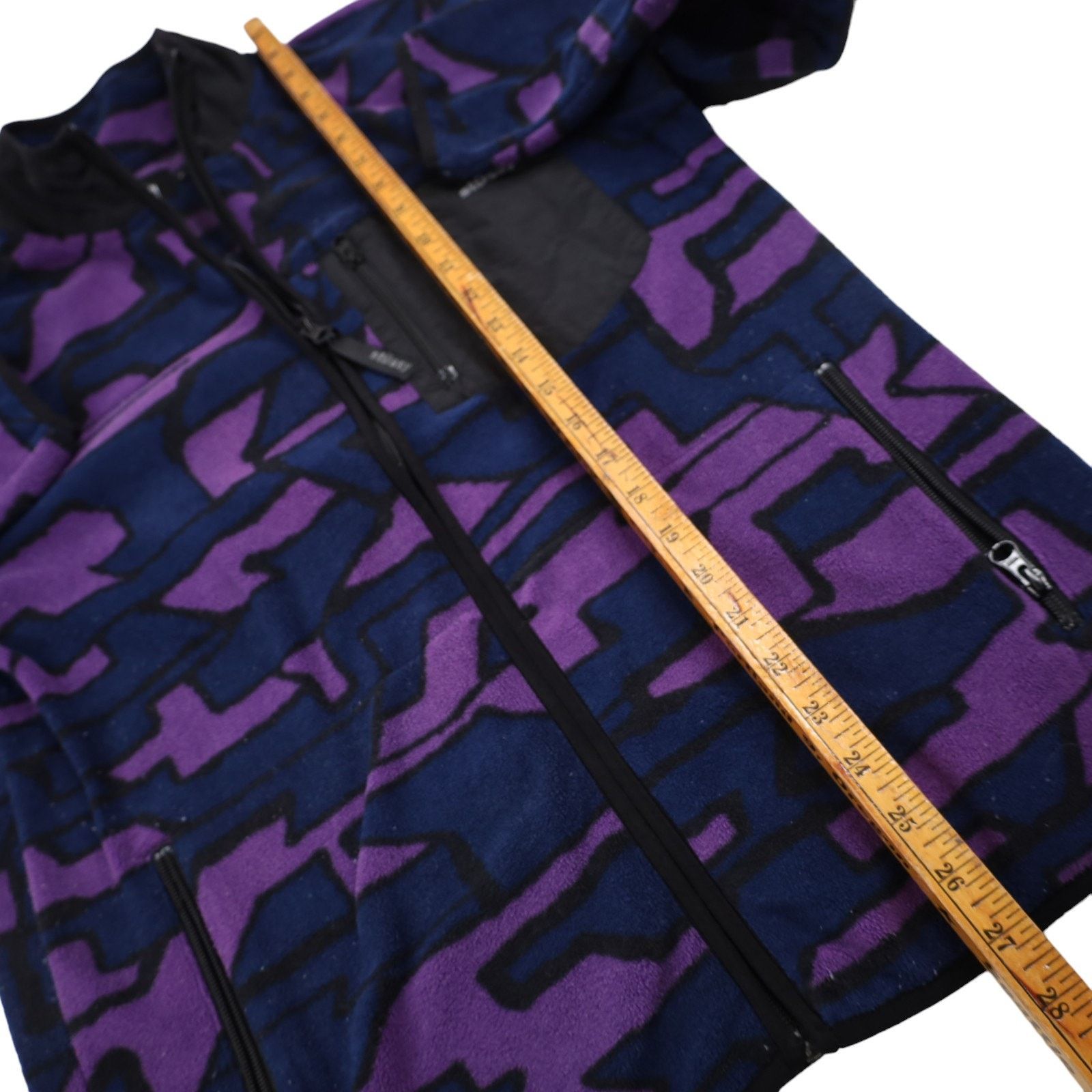 Stussy Stussy Purple Camo Fleece Jacket Size US S / EU 44-46 / 1 - 8 Thumbnail
