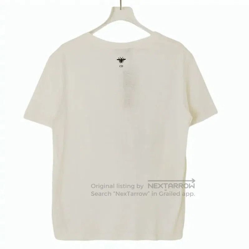 Dior Dior White Cotton Women's T. Size L / US 10 / IT 46 - 2 Thumbnail