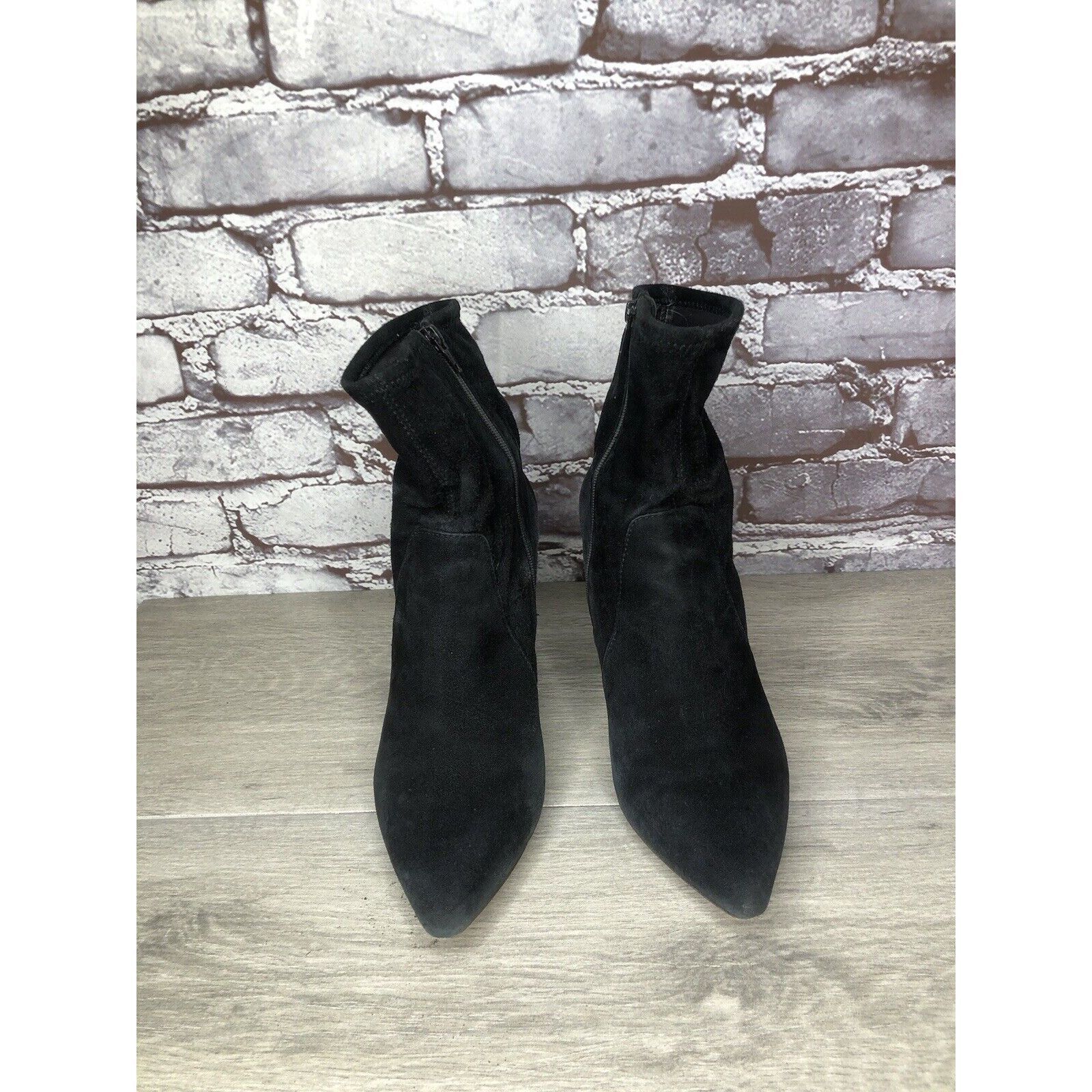 Loeffler Randall Loeffler Randall Isla Black Suede Leather Ankle Booties Boot Size US 7 / IT 37 - 15 Thumbnail